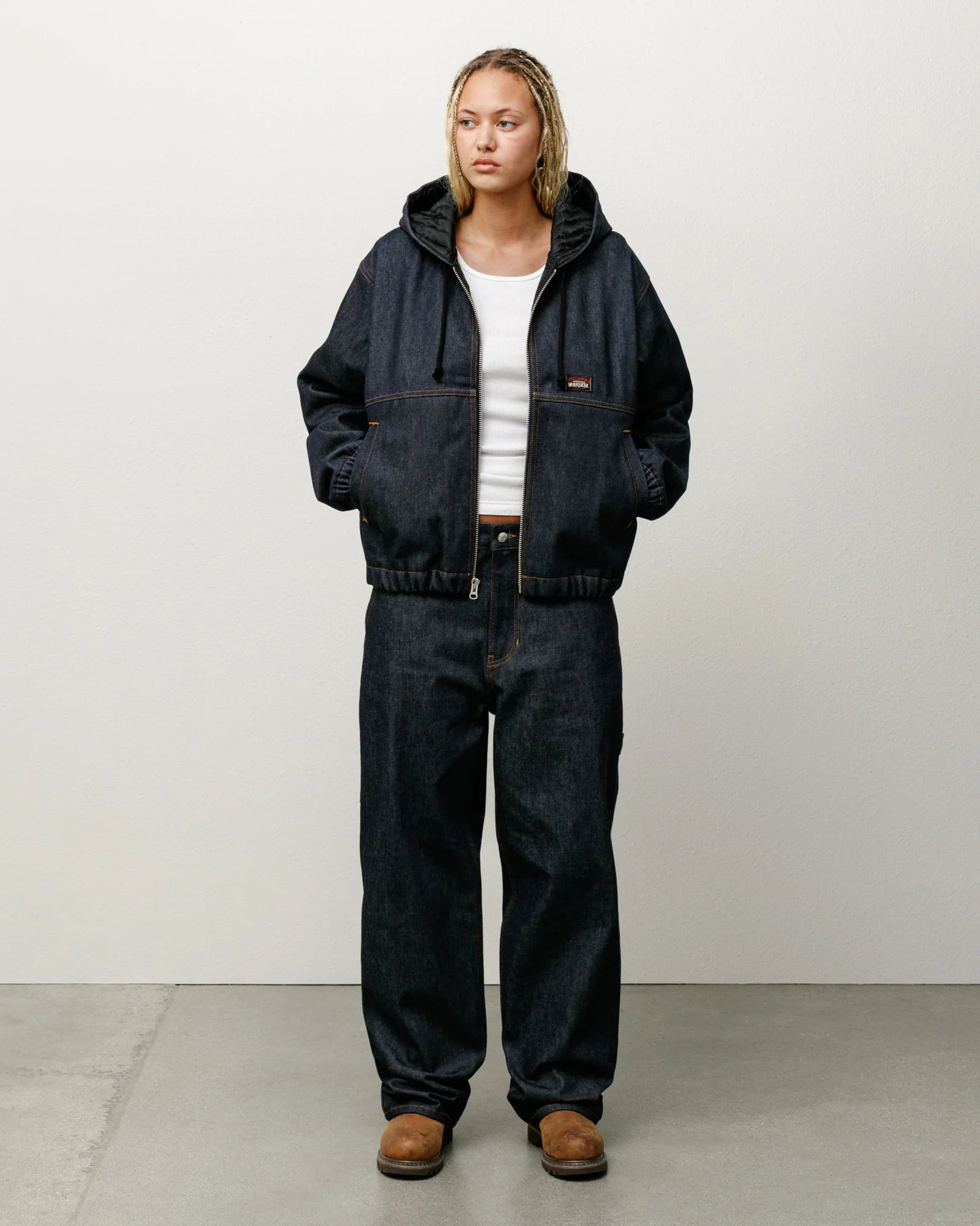 WORK JACKET DENIM RAW INDIGO