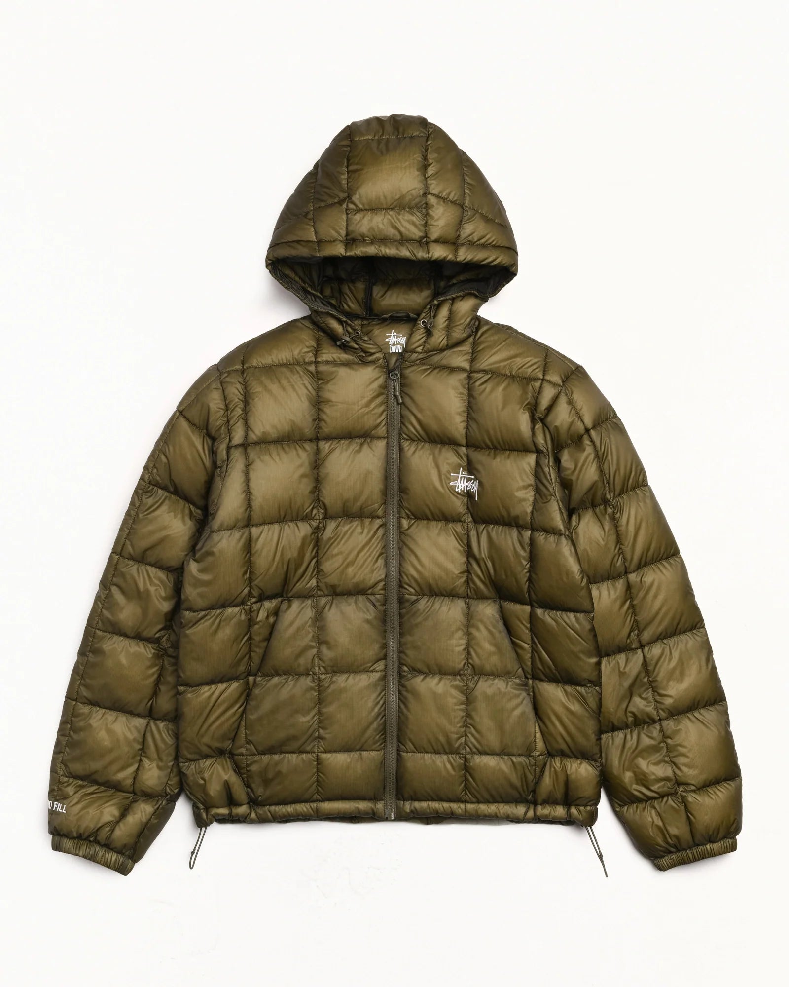 MIDWEIGHT HOODED PUFFER OLIVE