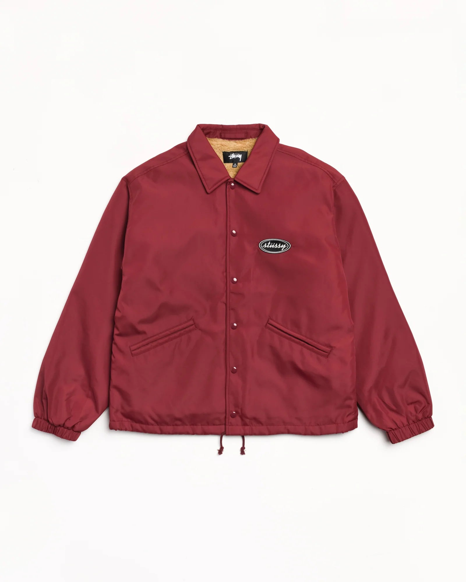 COACHES JACKET BURGUNDY
