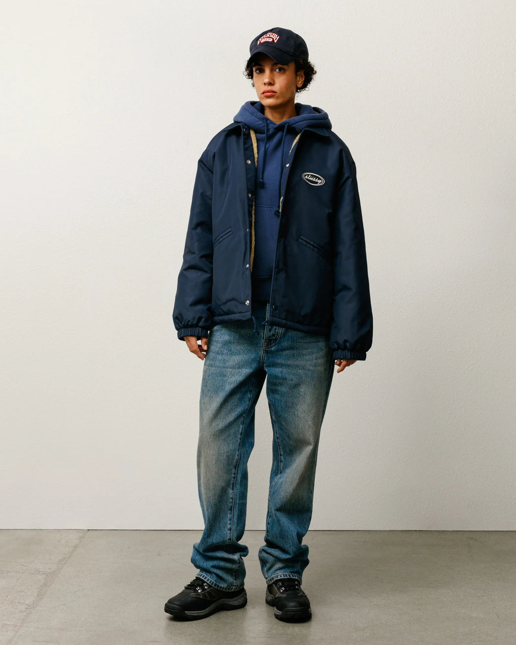 COACHES JACKET NAVY