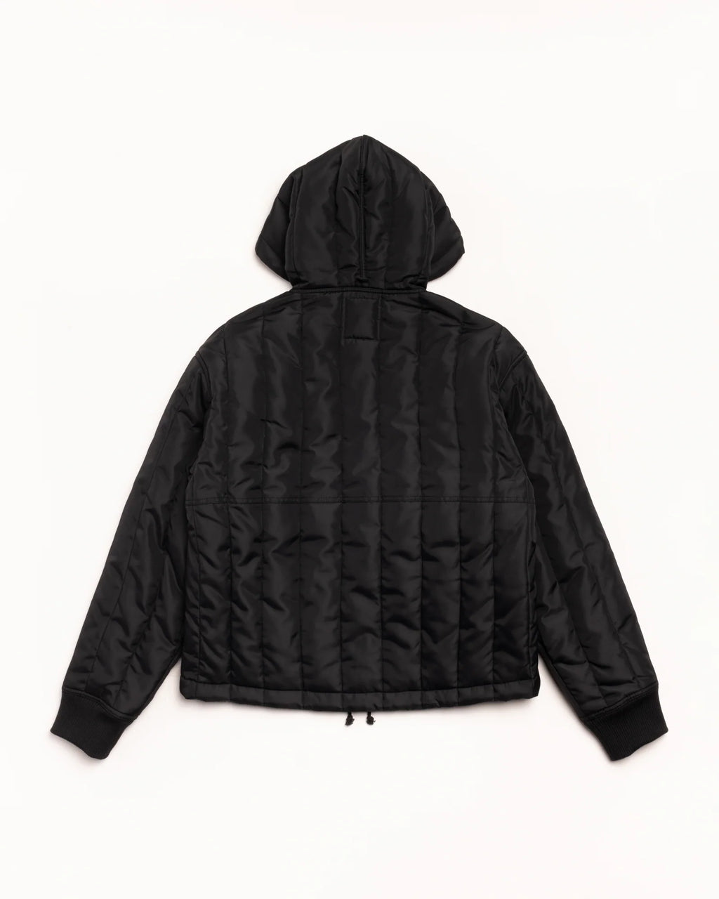 WORK JACKET QUILTED NYLON BLACK