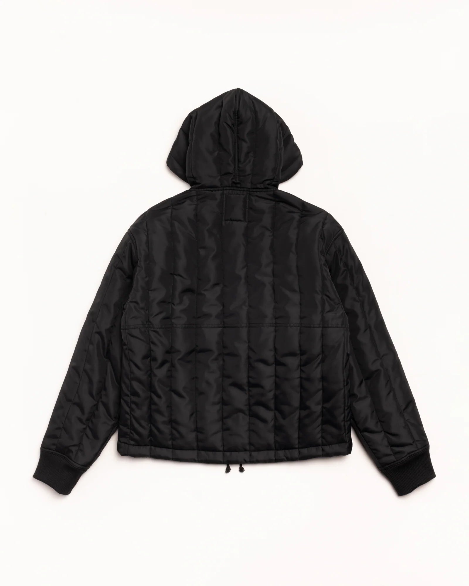 WORK JACKET QUILTED NYLON BLACK