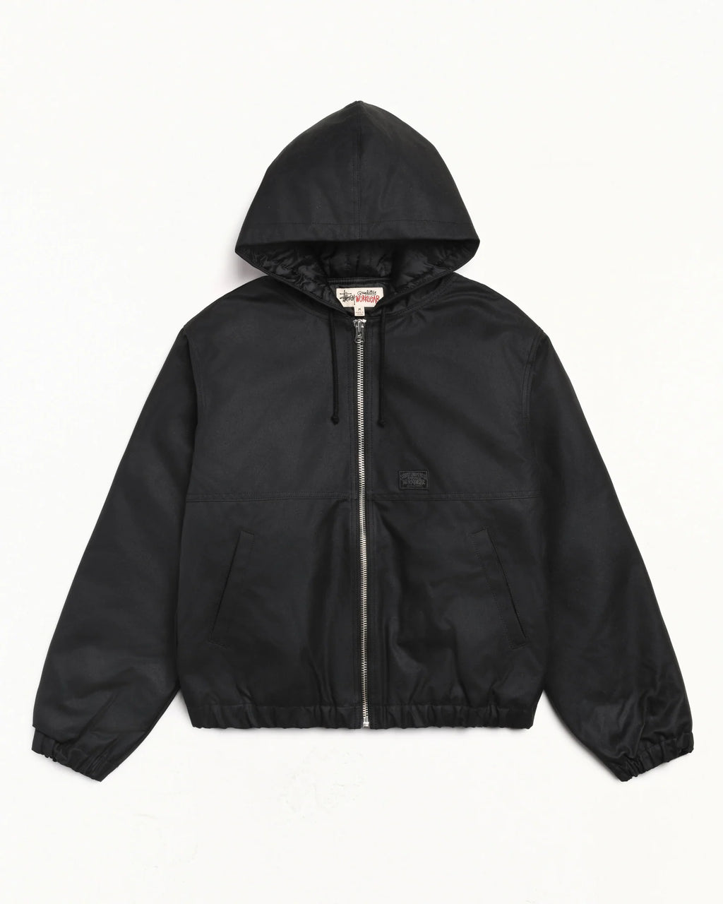 WORK JACKET WAXED COTTON BLACK