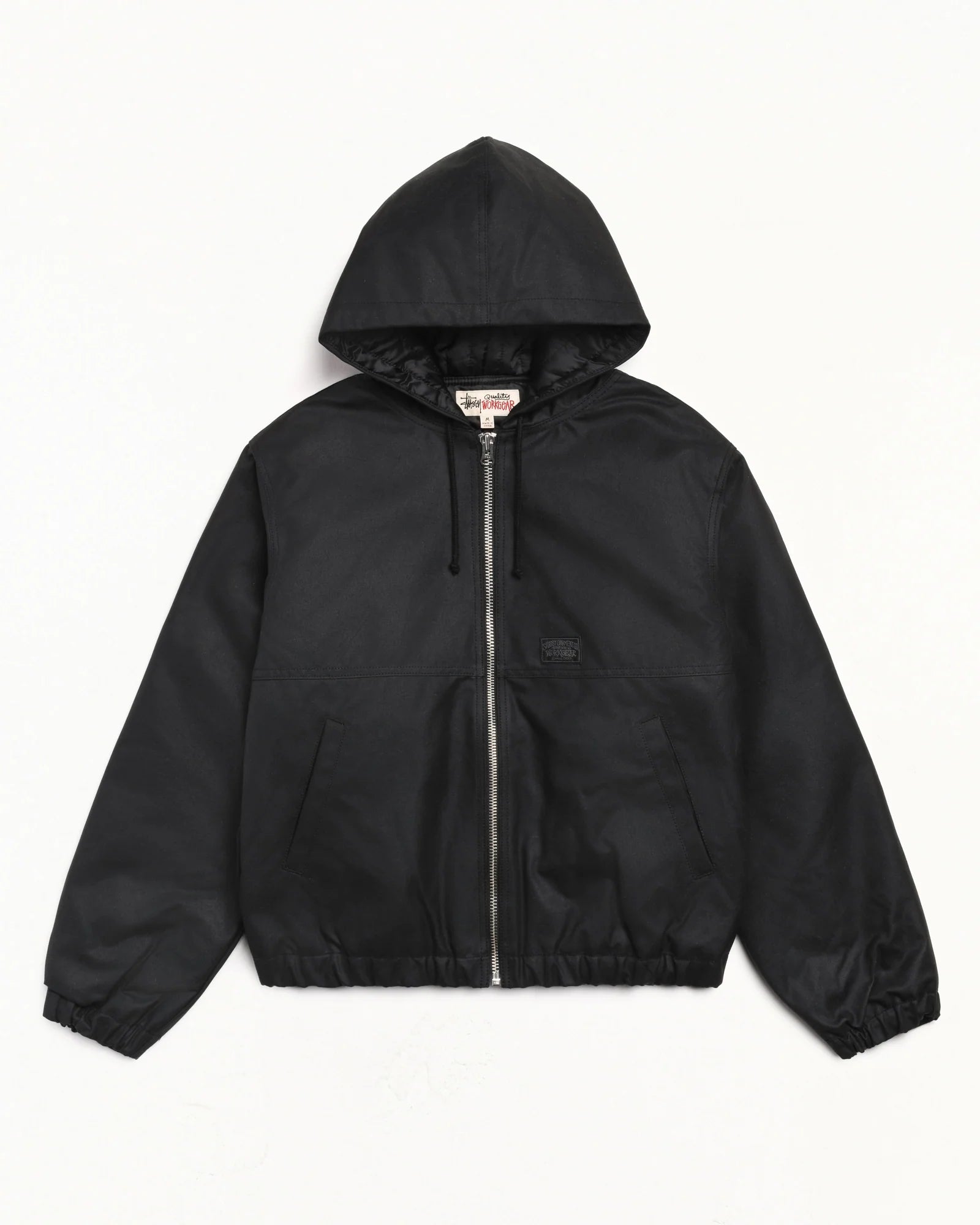 WORK JACKET WAXED COTTON BLACK