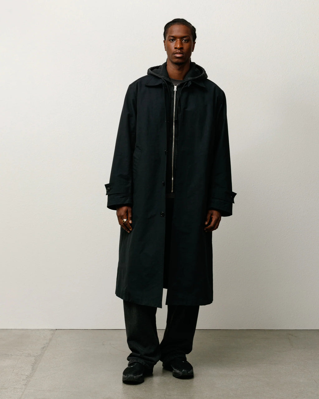 ALL SEASON TRENCH BLACK