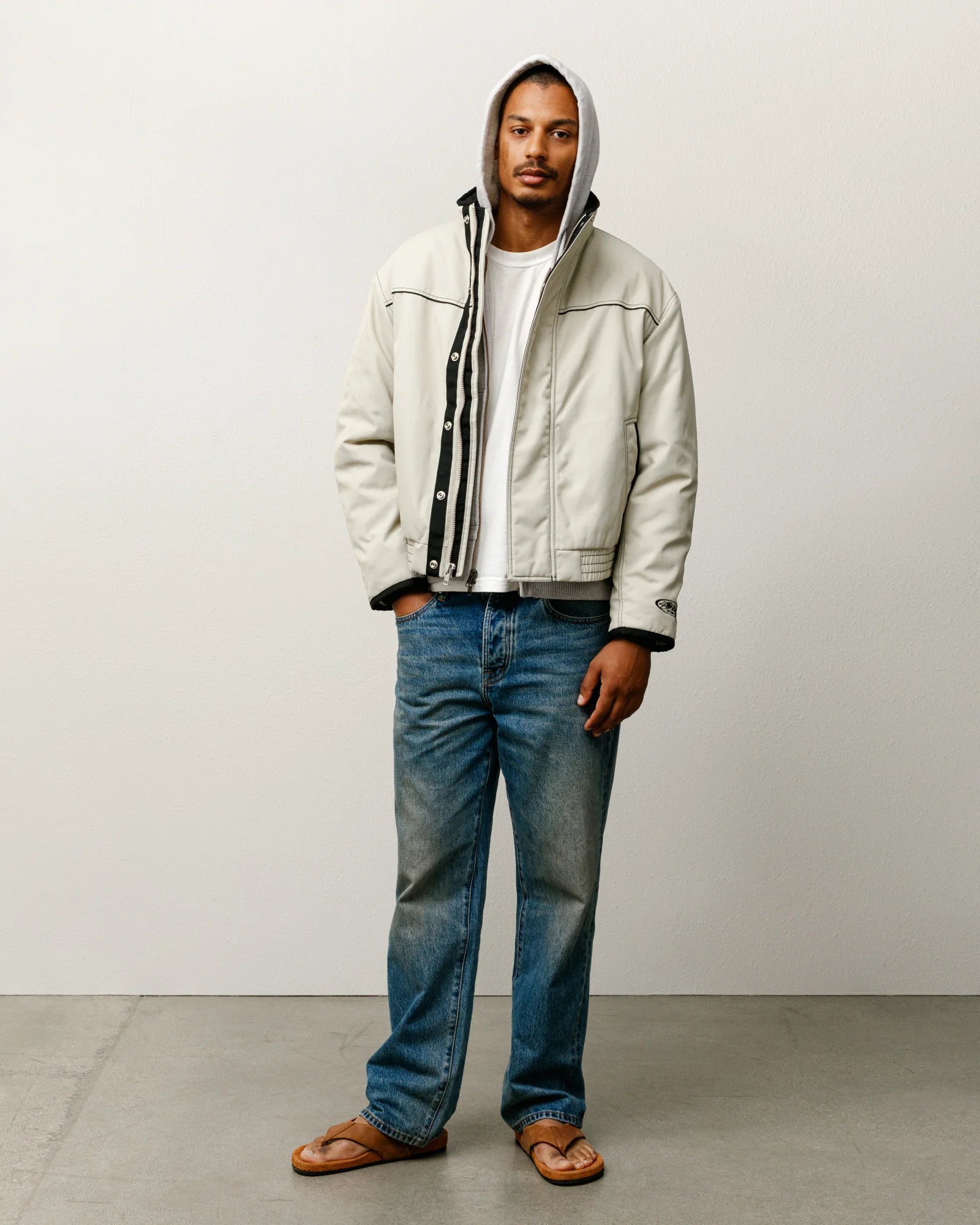 INSULATED BUILT JACKET SAND