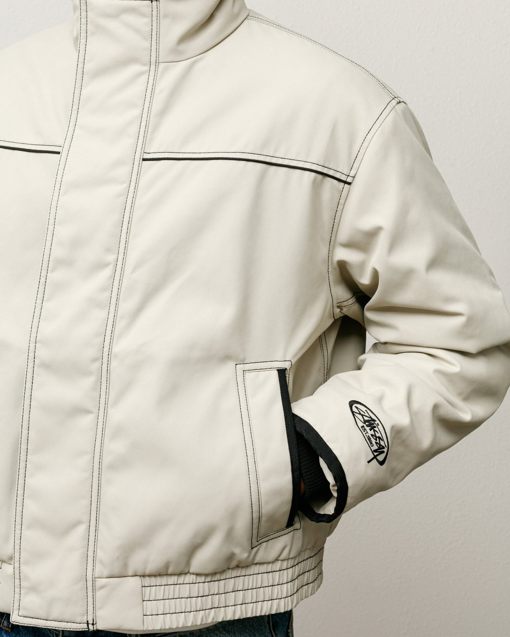 INSULATED BUILT JACKET SAND