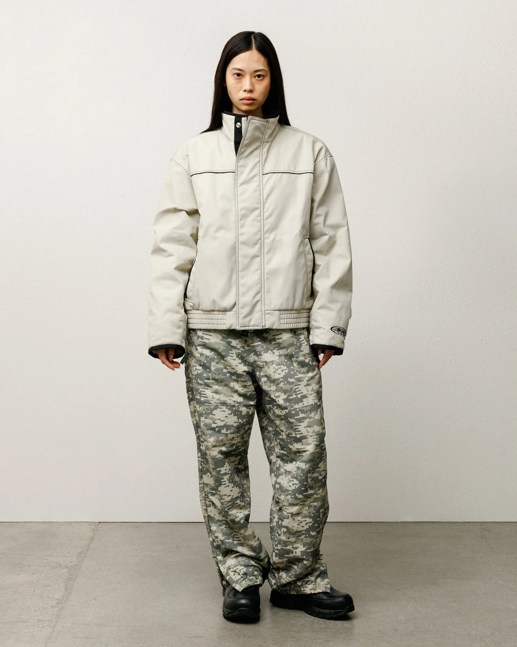 INSULATED BUILT JACKET SAND