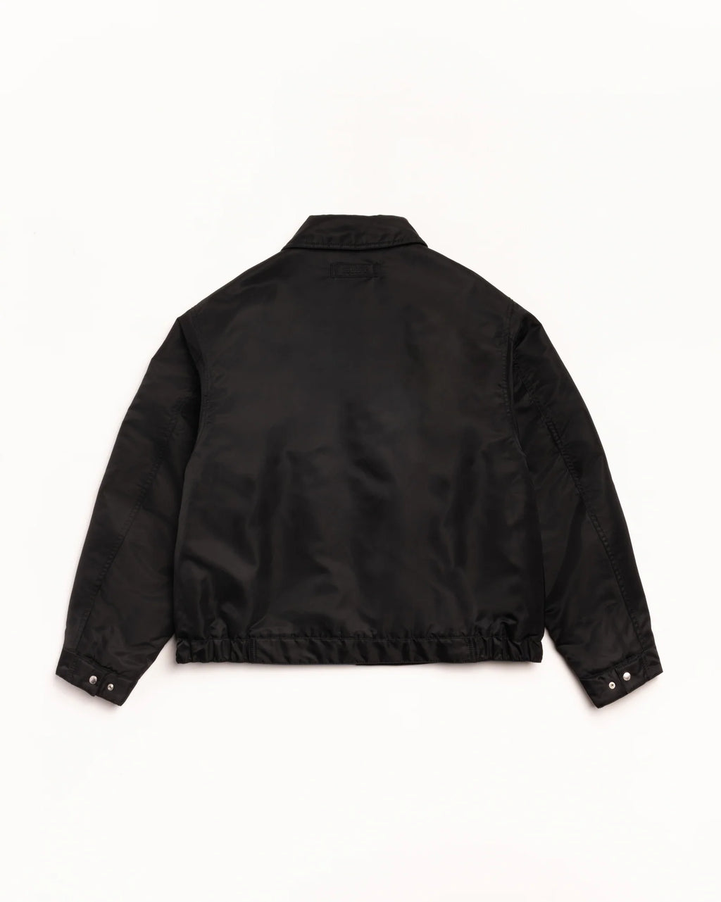 PILE LINED ZIP JACKET BLACK