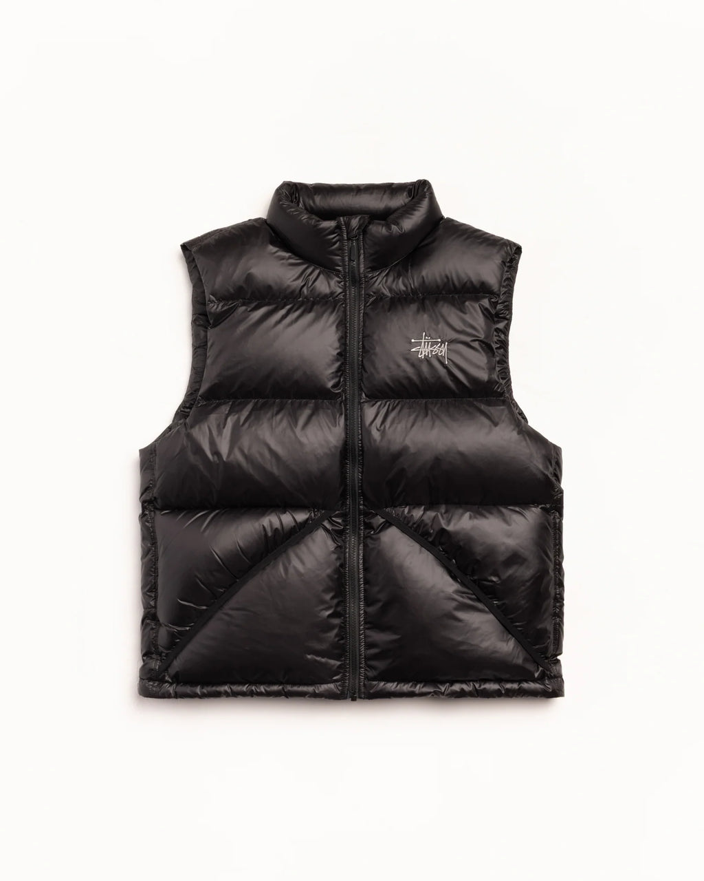 MICRO RIPSTOP DOWN VEST BLACK
