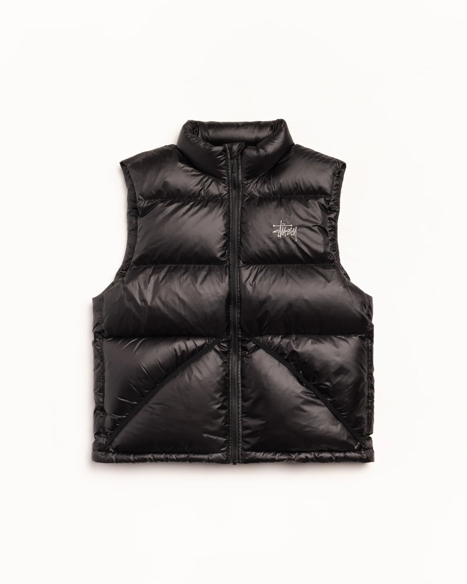 MICRO RIPSTOP DOWN VEST BLACK