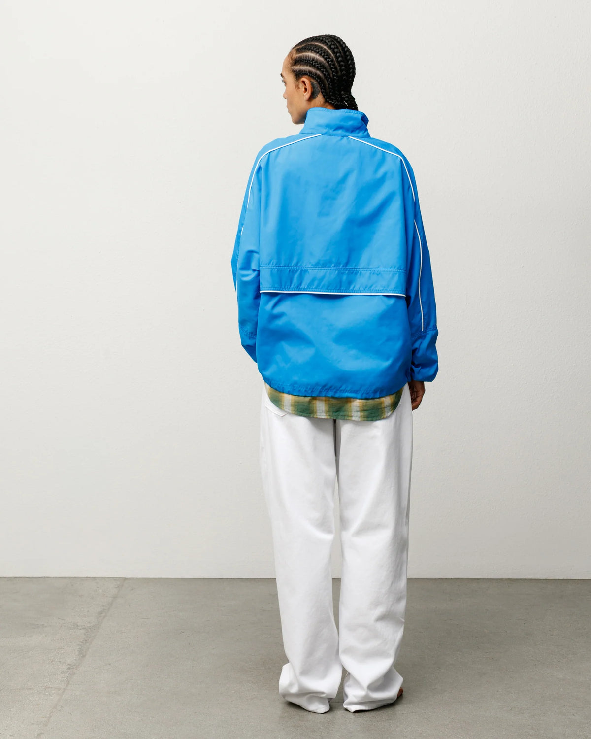 LIGHTWEIGHT PULLOVER JACKET BLUE