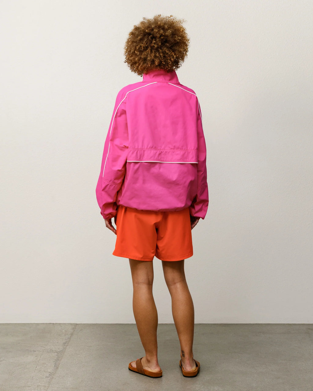LIGHTWEIGHT PULLOVER JACKET PINK