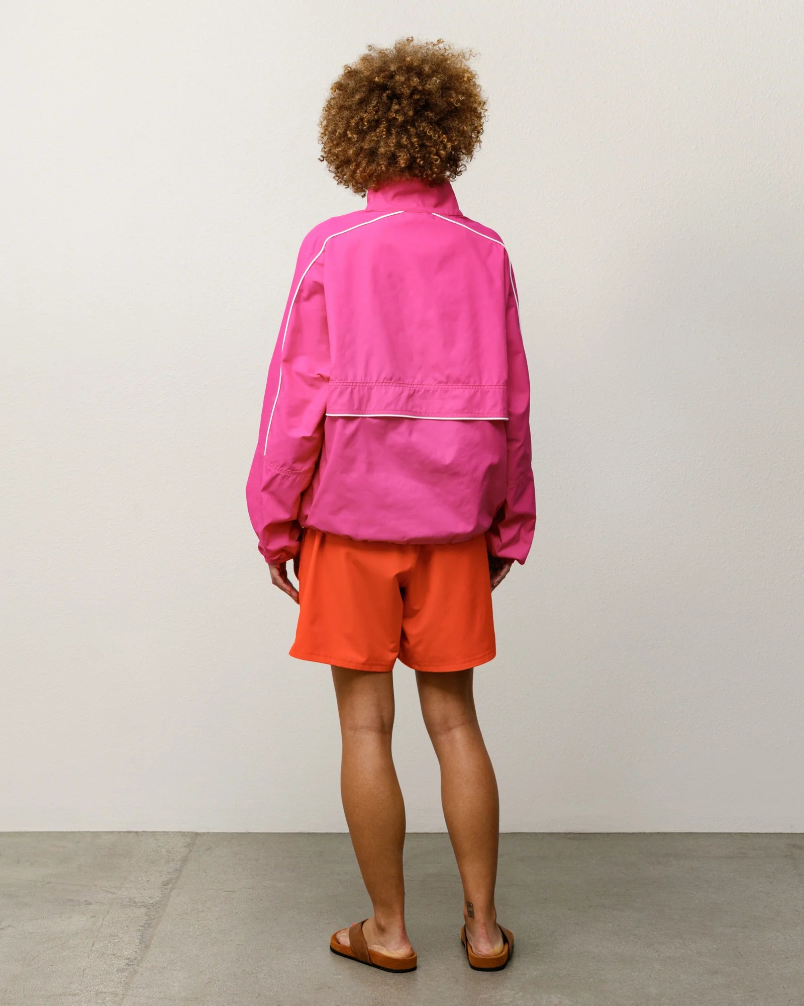 LIGHTWEIGHT PULLOVER JACKET PINK