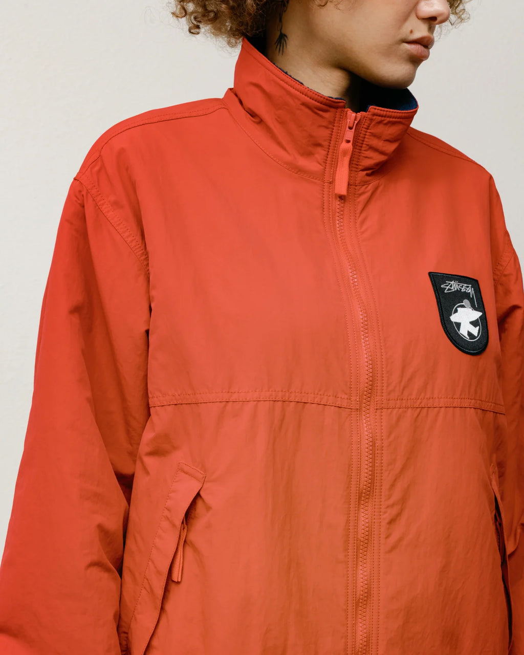 POLAR FLEECE LINED JACKET RED