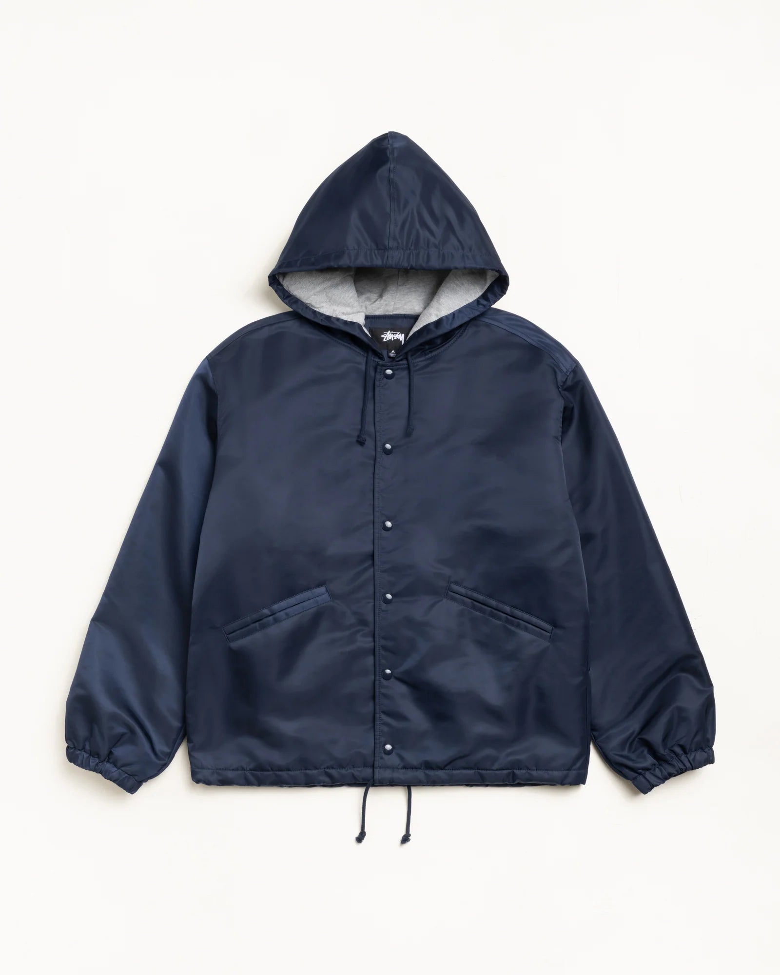 HOODED COACHES JACKET NAVY