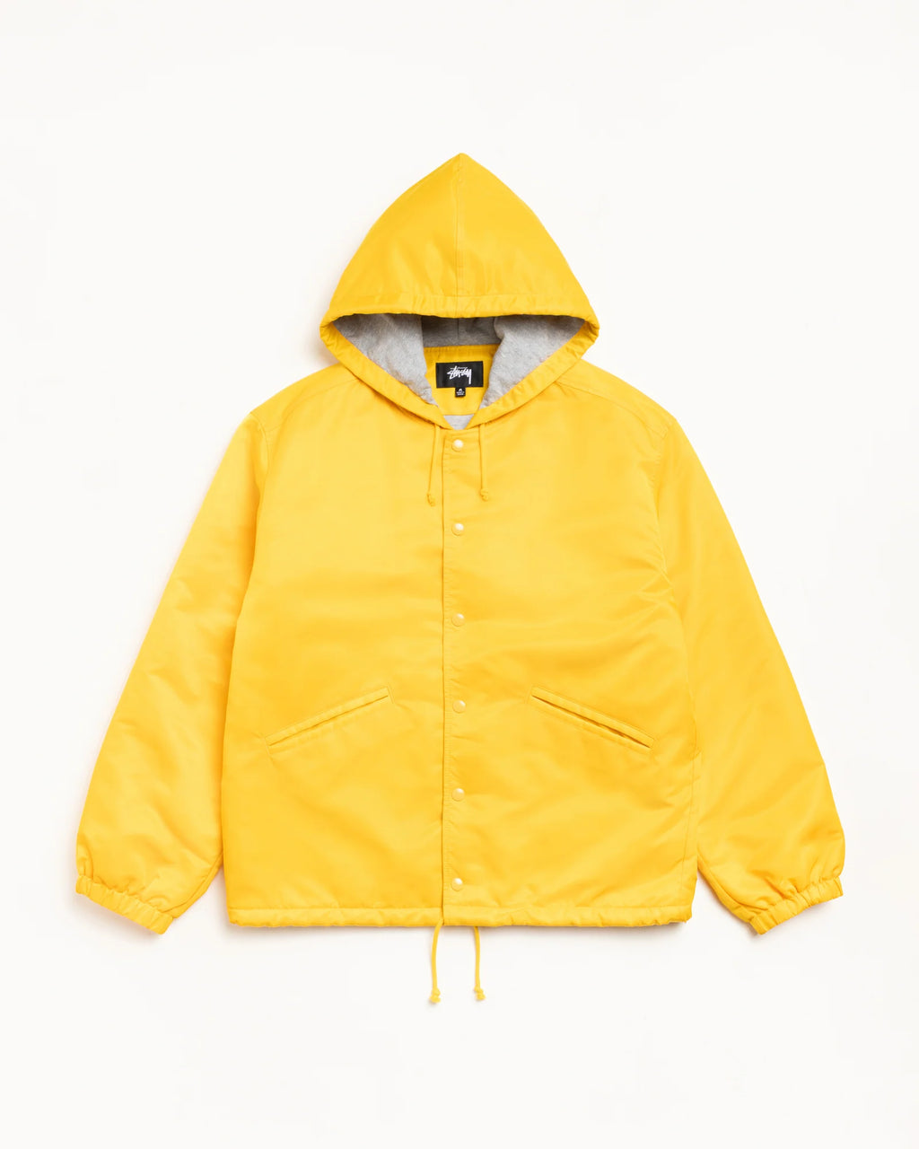 HOODED COACHES JACKET YELLOW