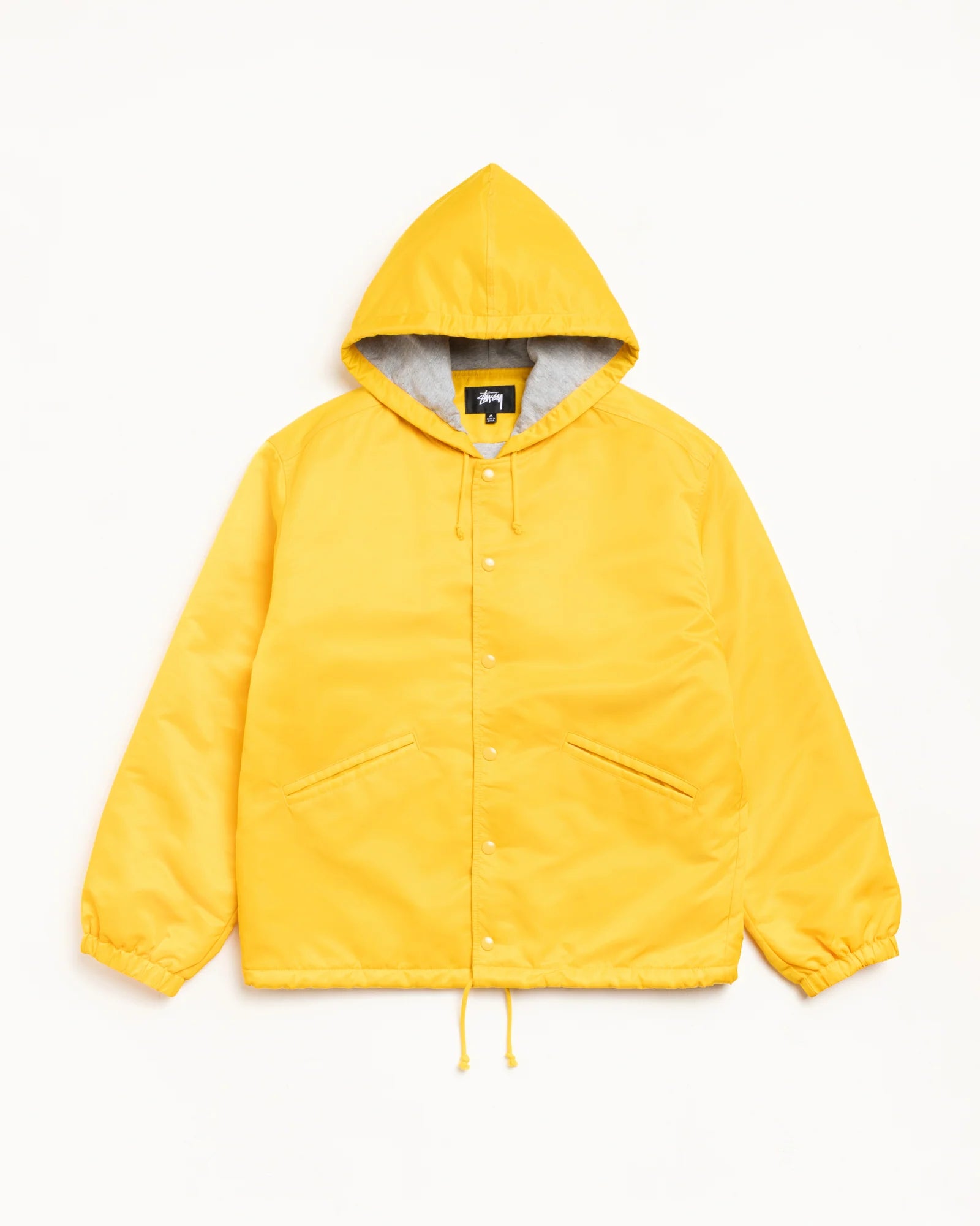 HOODED COACHES JACKET YELLOW