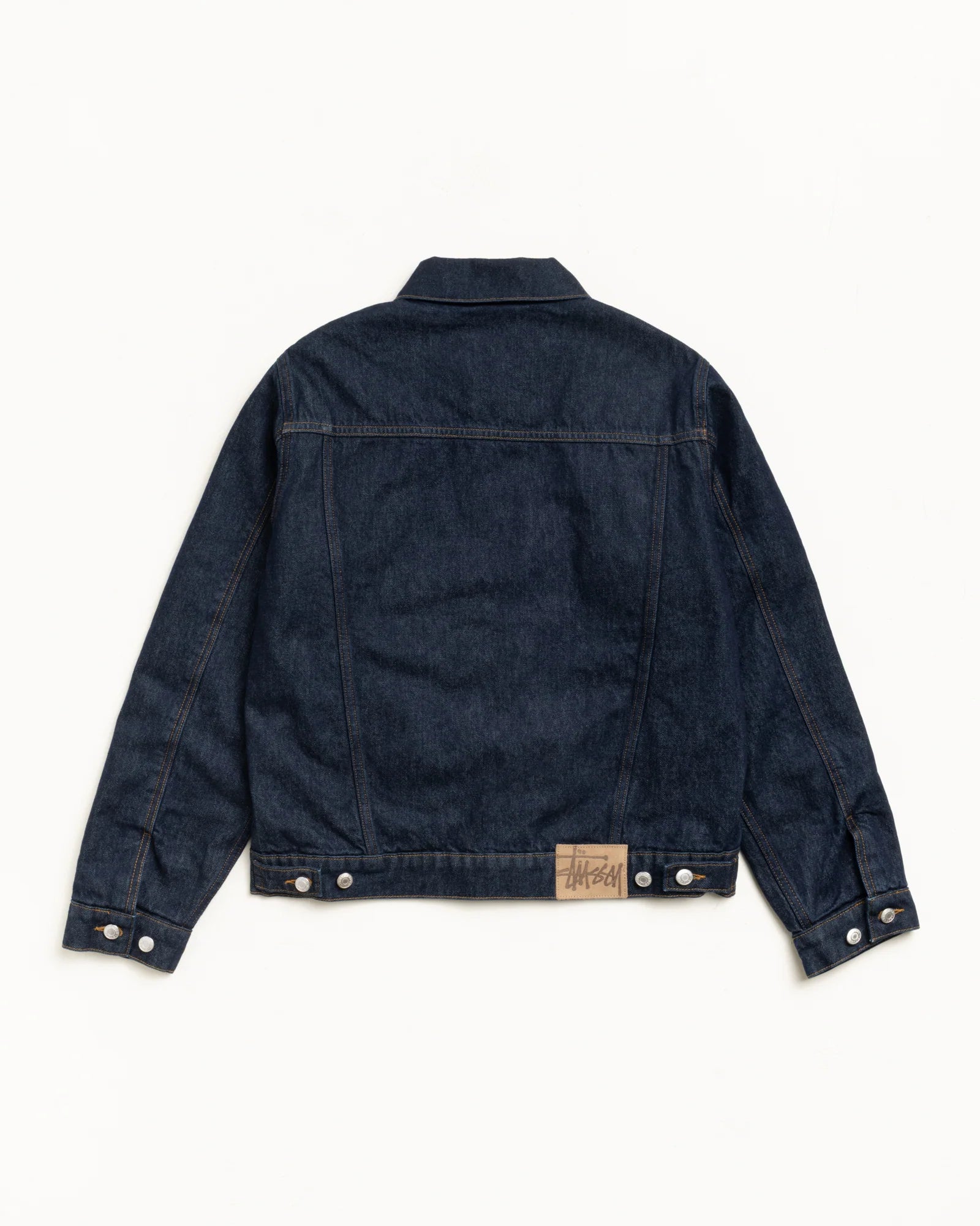LINED DENIM TRUCKER JACKET RINSED INDIGO