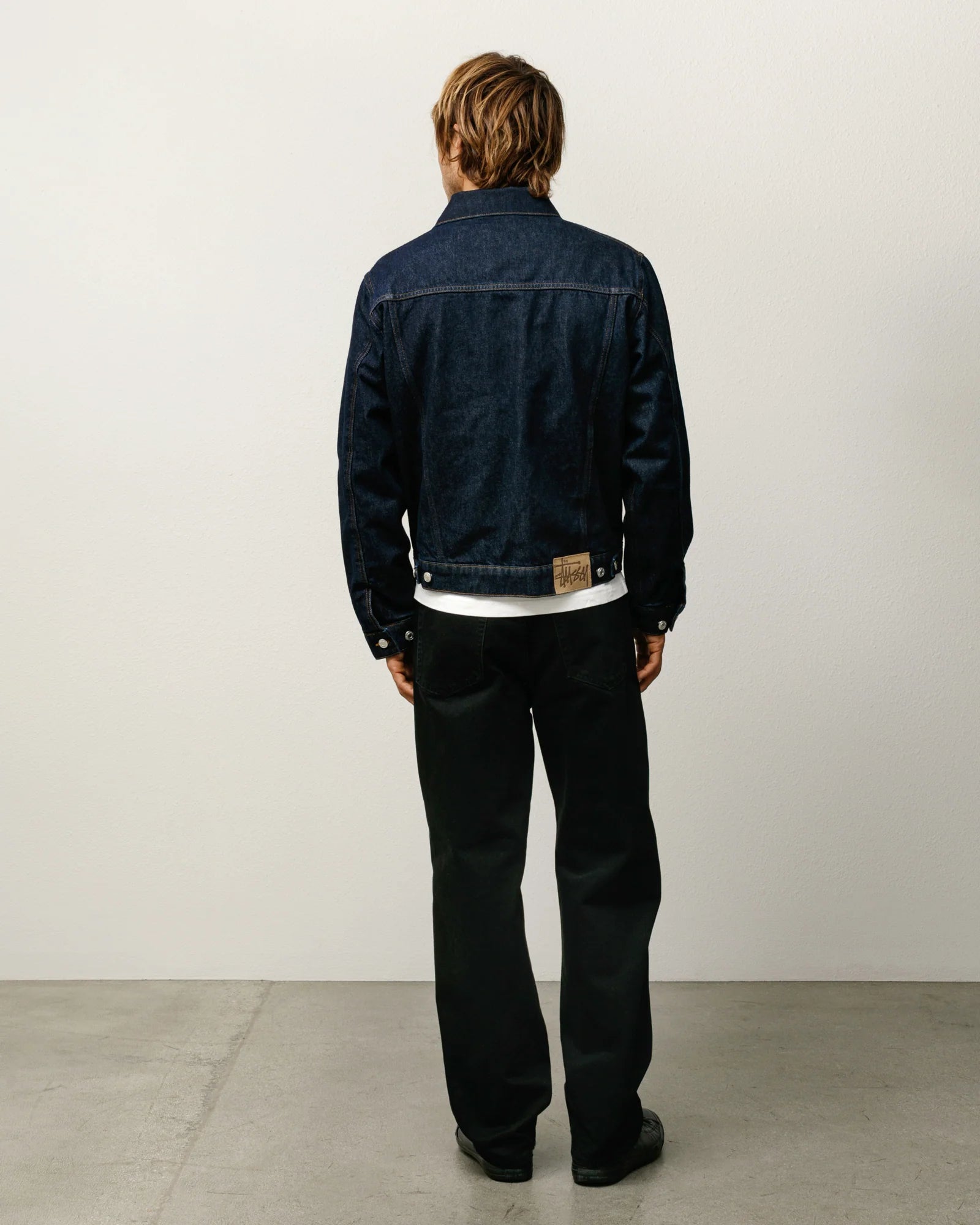 LINED DENIM TRUCKER JACKET RINSED INDIGO