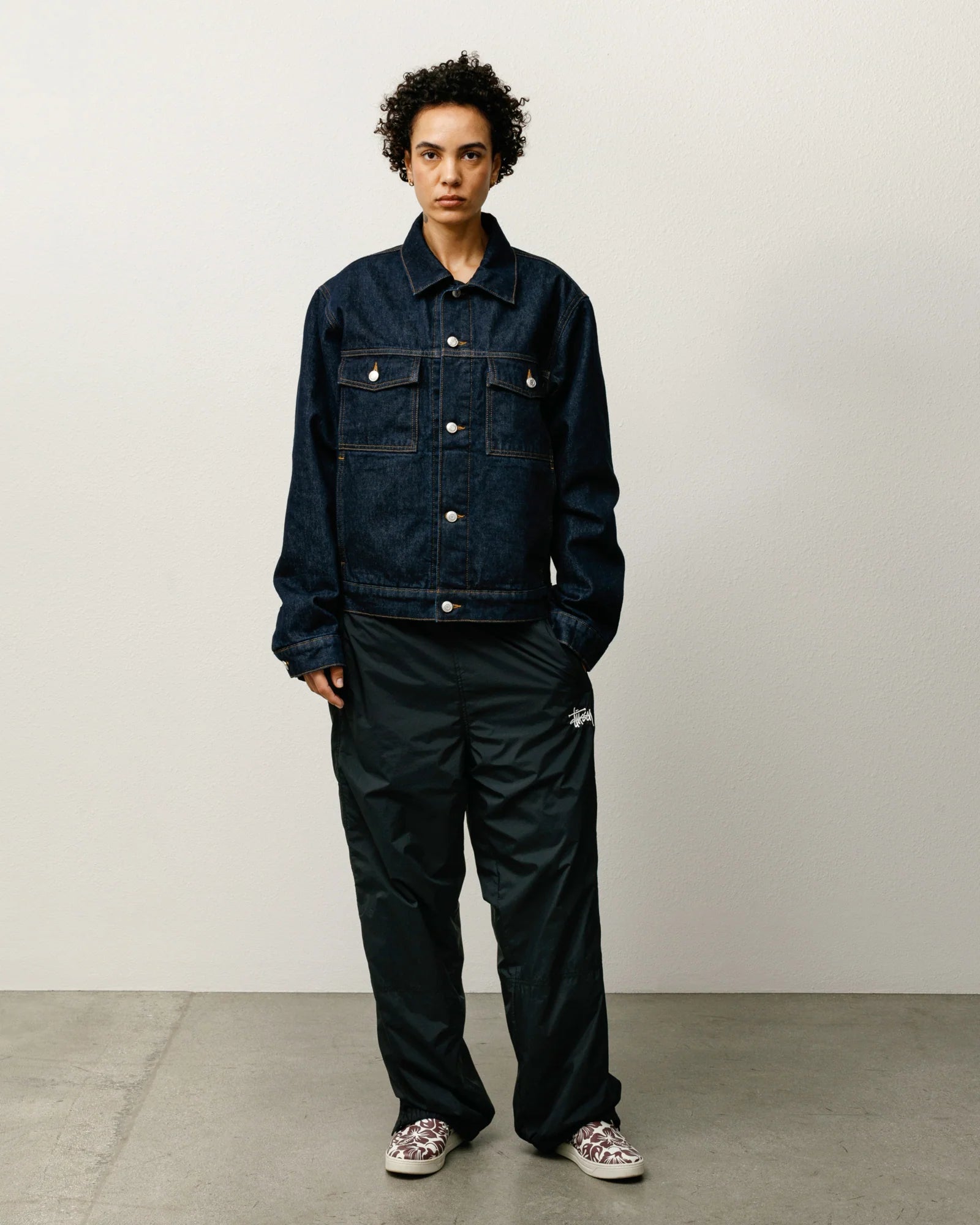 LINED DENIM TRUCKER JACKET RINSED INDIGO