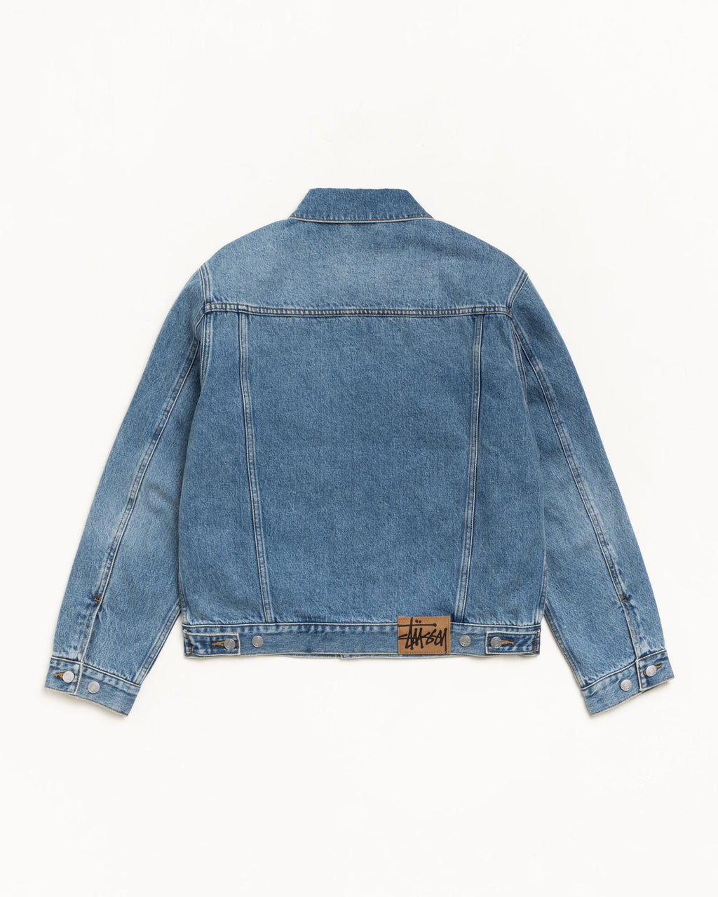 LINED DENIM TRUCKER INDIGO STONE
