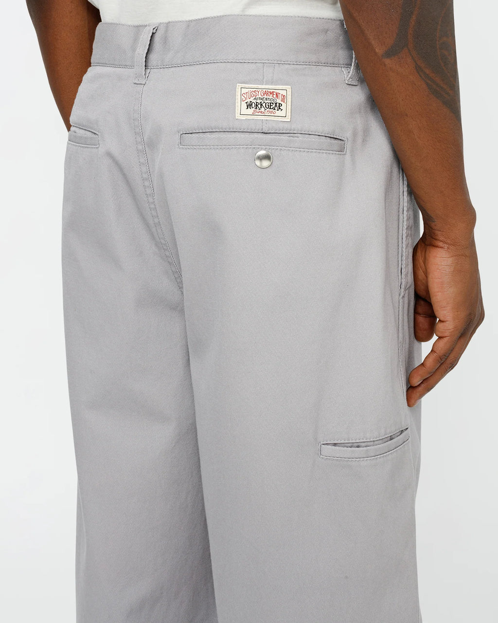 WORKGEAR TROUSER TWILL LIGHT GREY