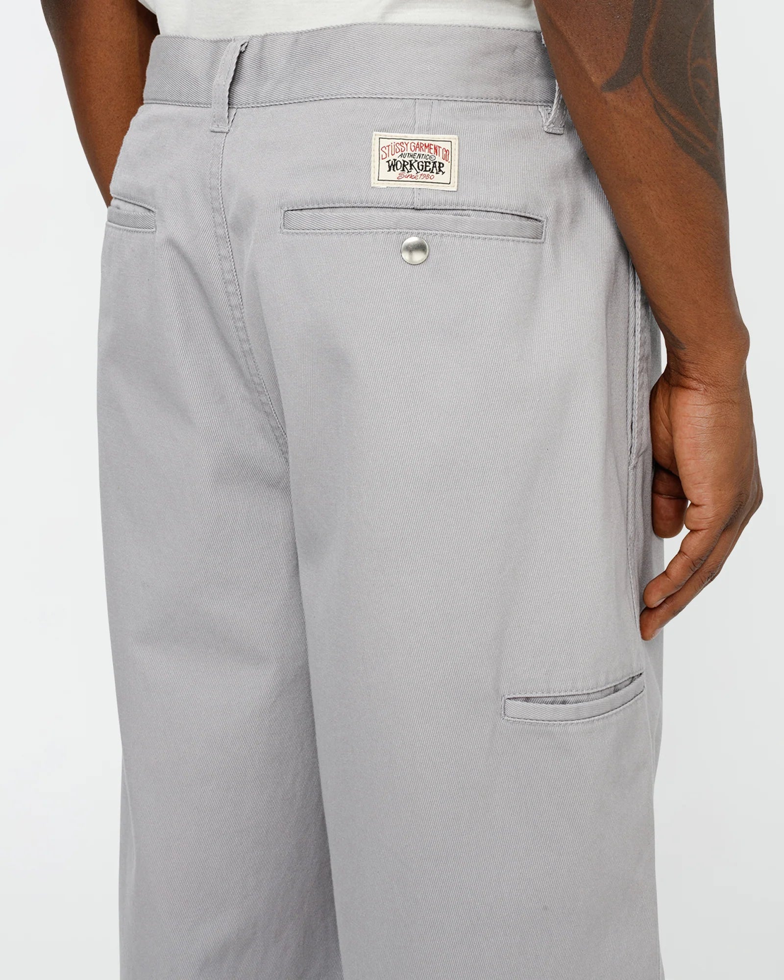 WORKGEAR TROUSER TWILL LIGHT GREY