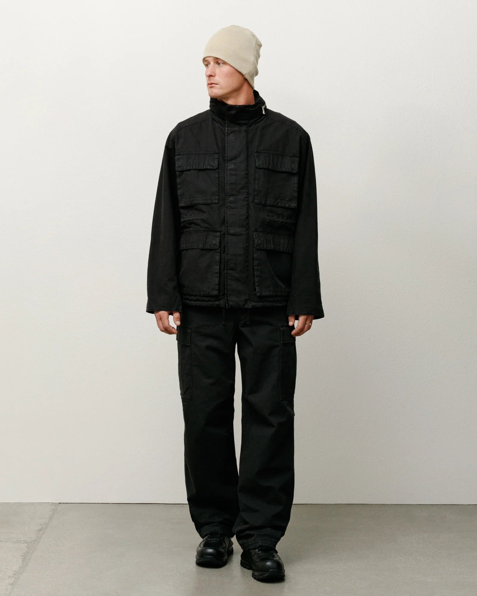 MILITARY CARGO PANT RIPSTOP BLACK