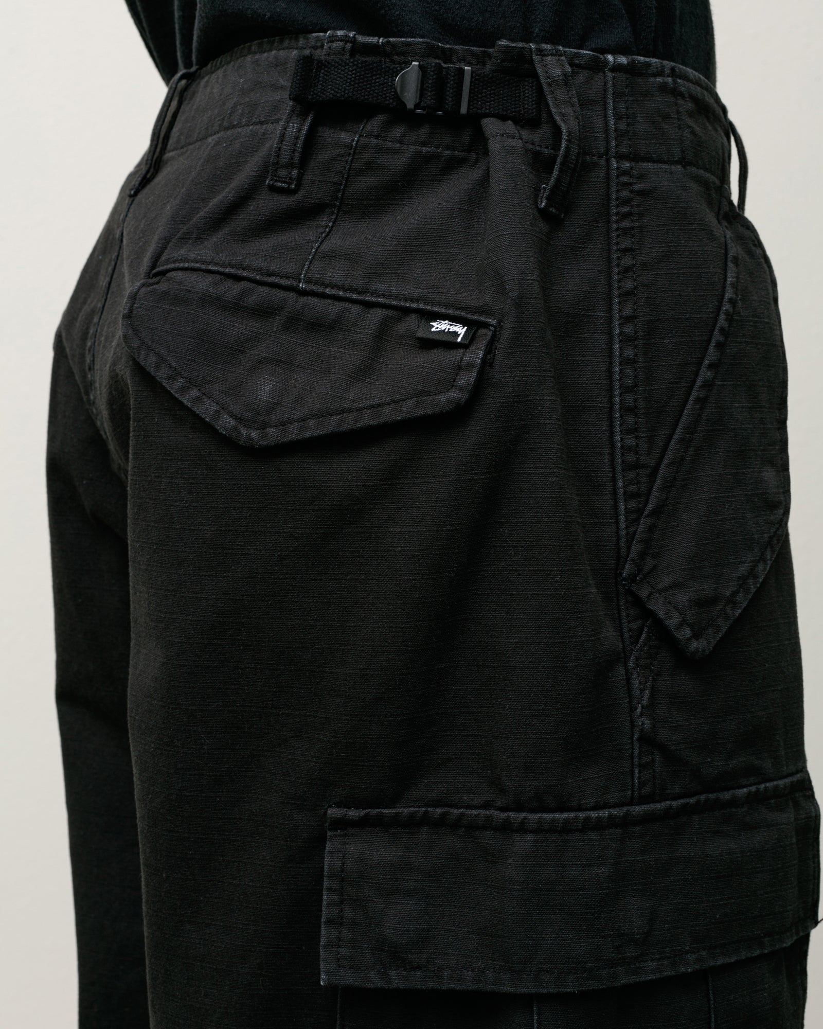 MILITARY CARGO PANT RIPSTOP BLACK