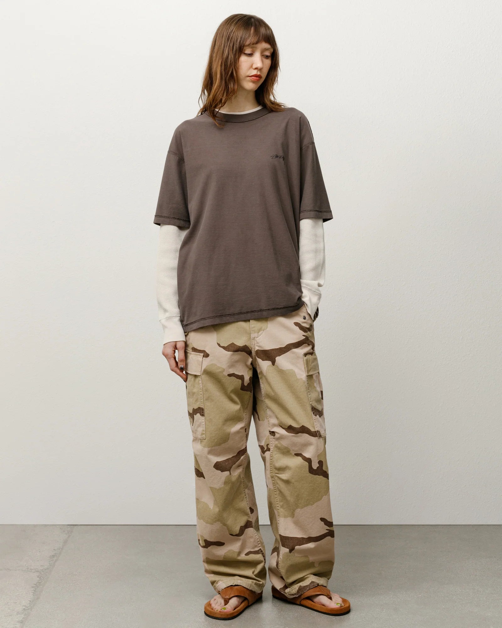 MILITARY CARGO PANT RIPSTOP SAND CAMO