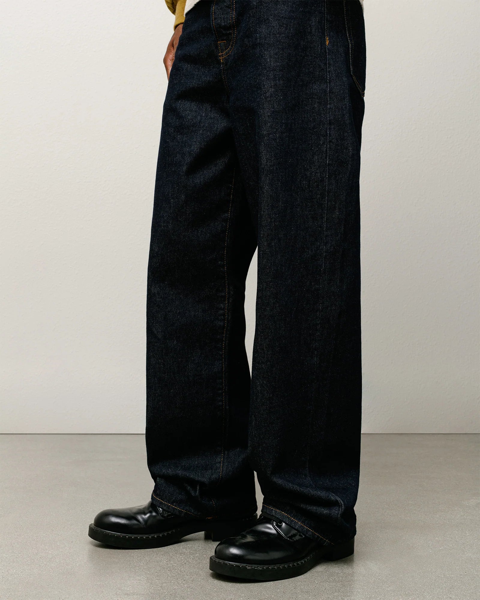 RELAXED JEANS DENIM RINSED INDIGO