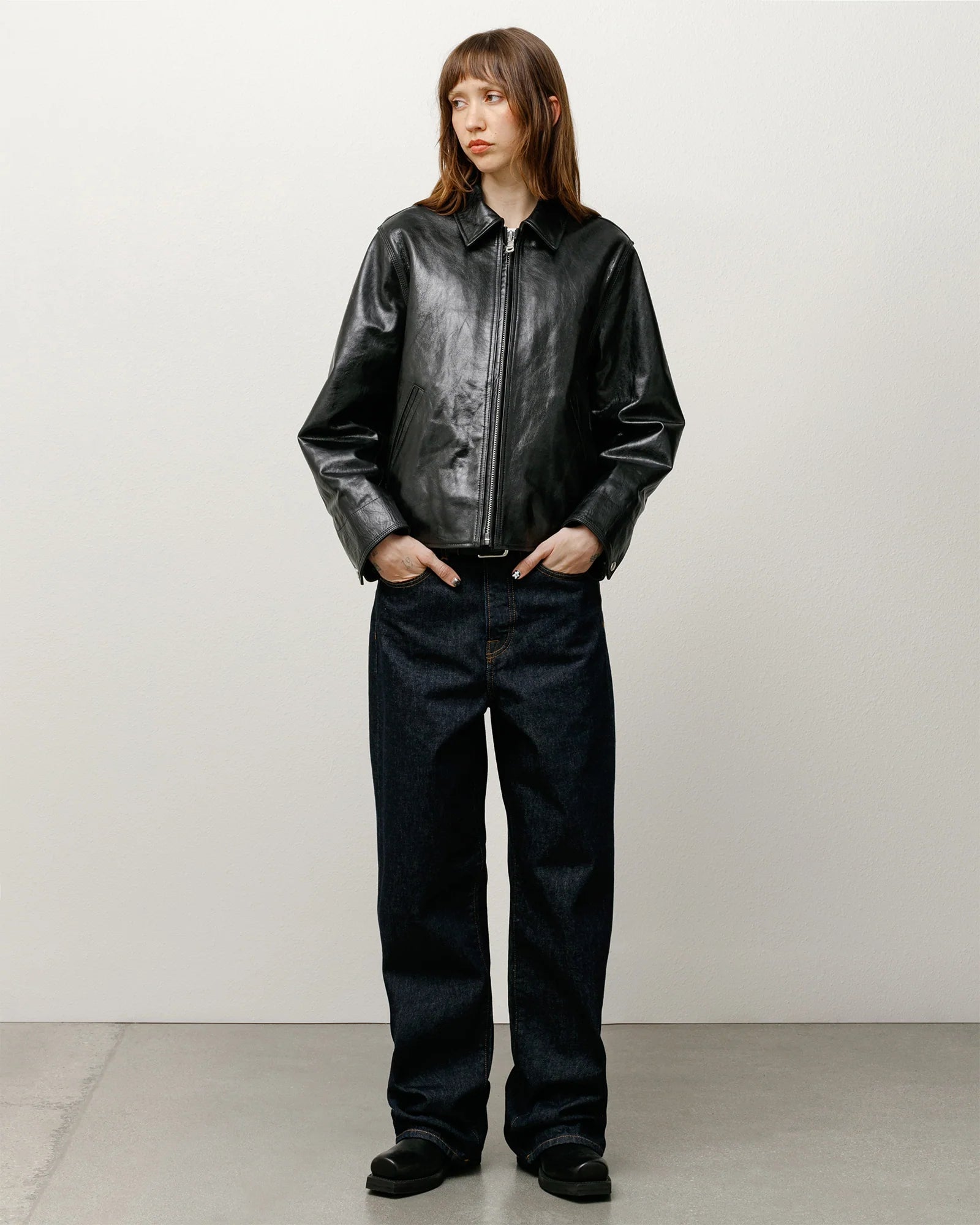 RELAXED JEANS DENIM RINSED INDIGO
