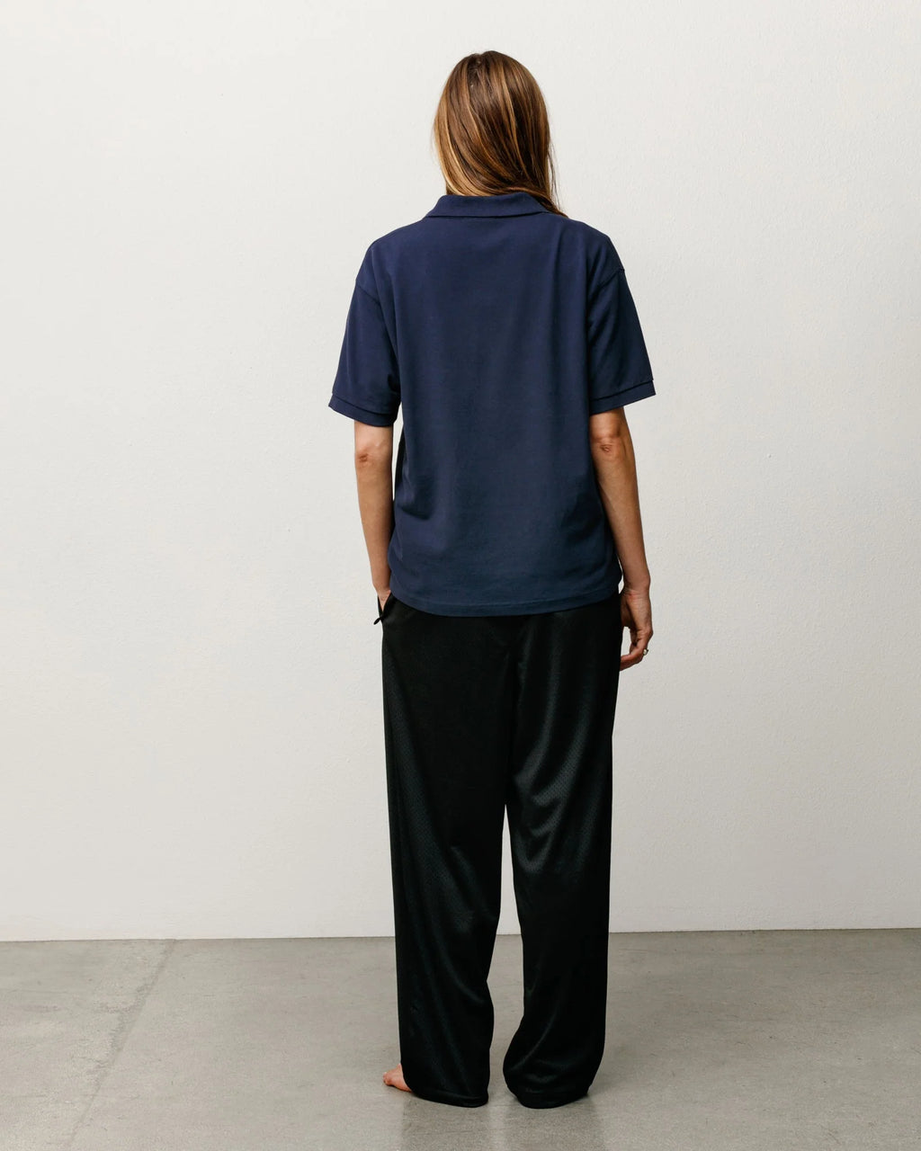 MESH TRACK PANT BLACK