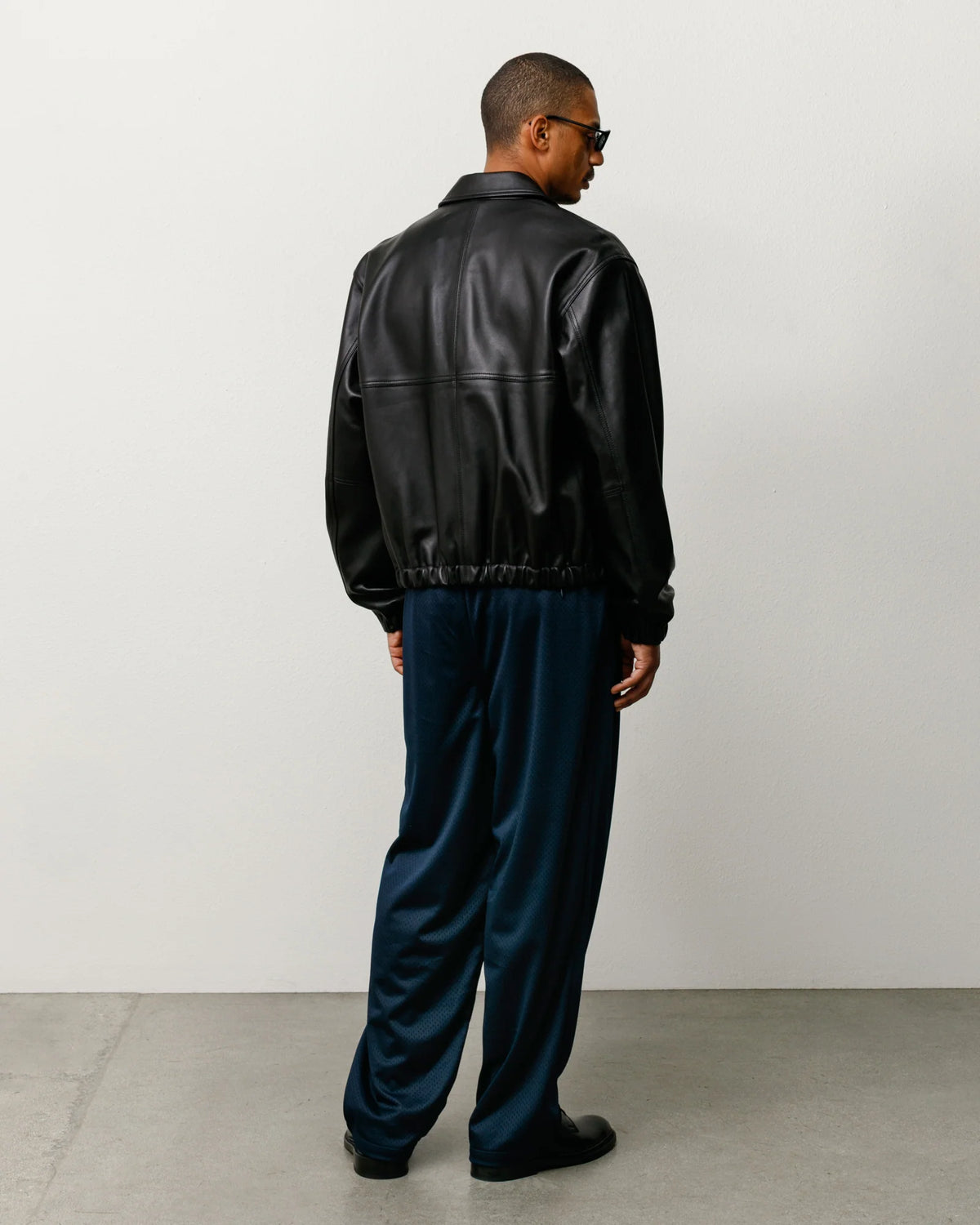 MESH TRACK PANT NAVY