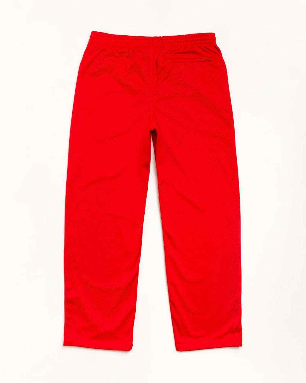 MESH TRACK PANT RED