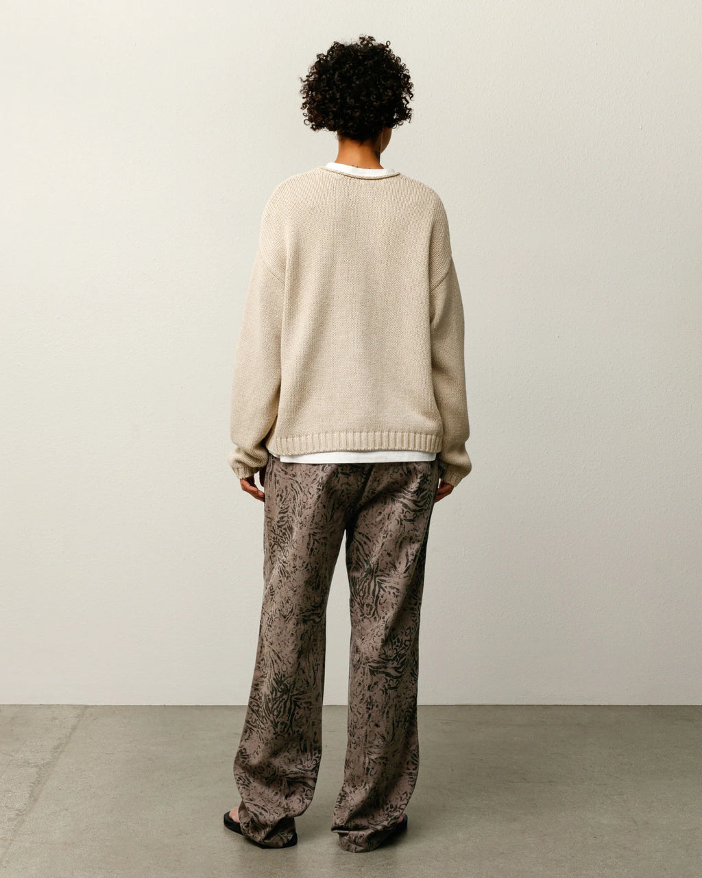 BEACH PANT COTTON TWILL FOSSIL