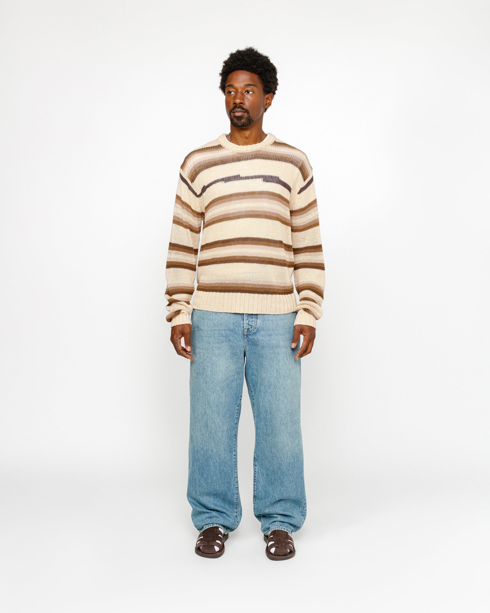 TONAL STRIPE SWEATER MULTI