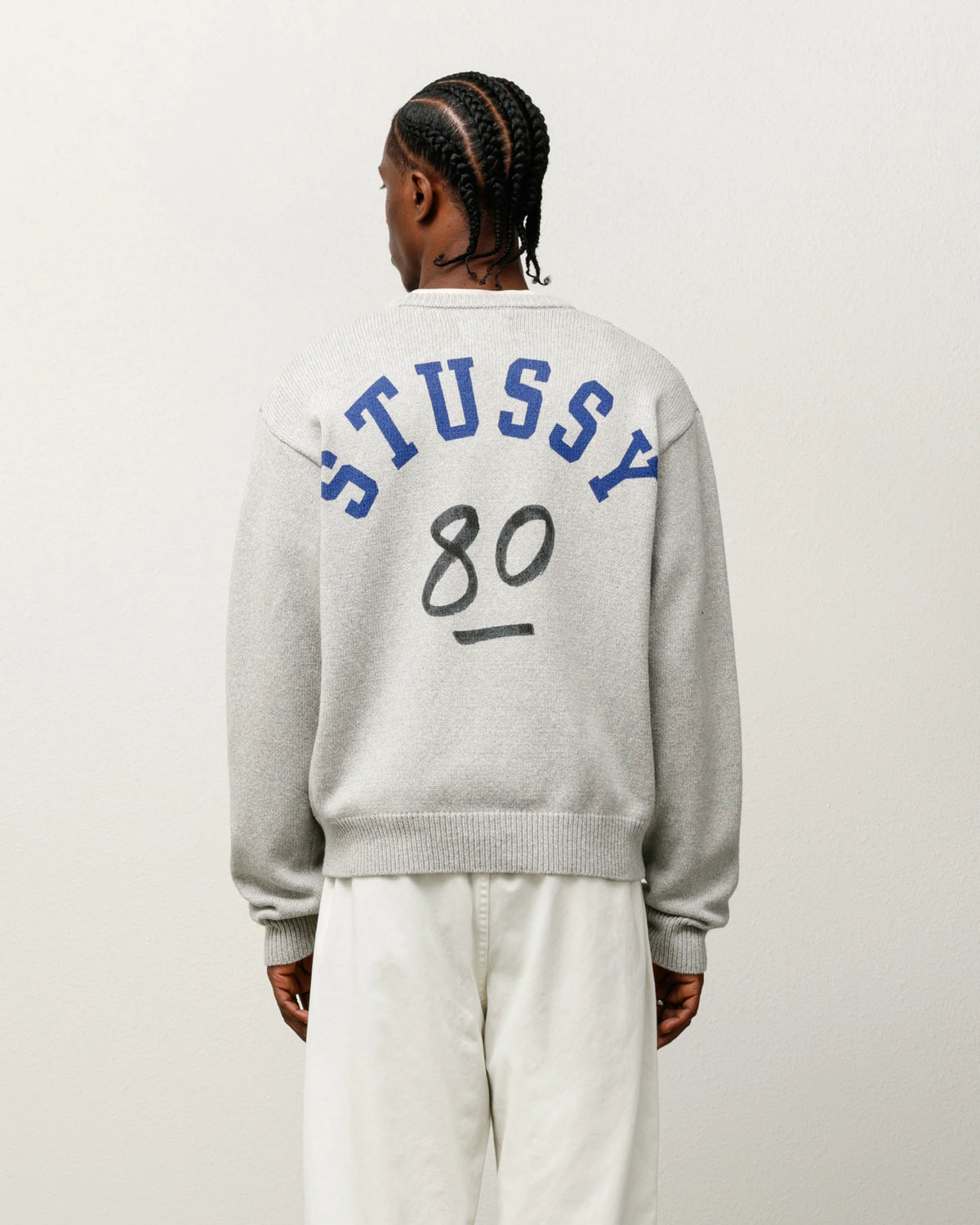 HANDWRITTEN SWEATER HEATHER GREY – Neighborhood
