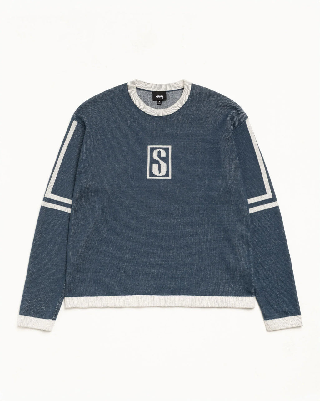 STUSSY ALPINE SWEATER BLUE