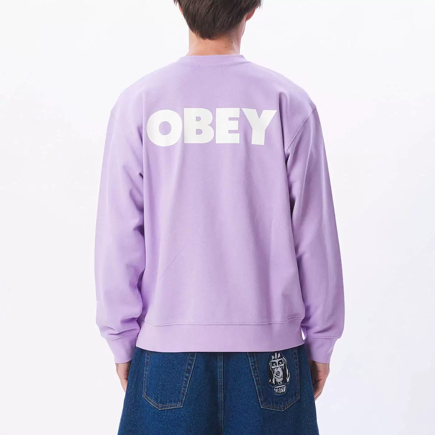 Obey Bold Crew Digital Lavender