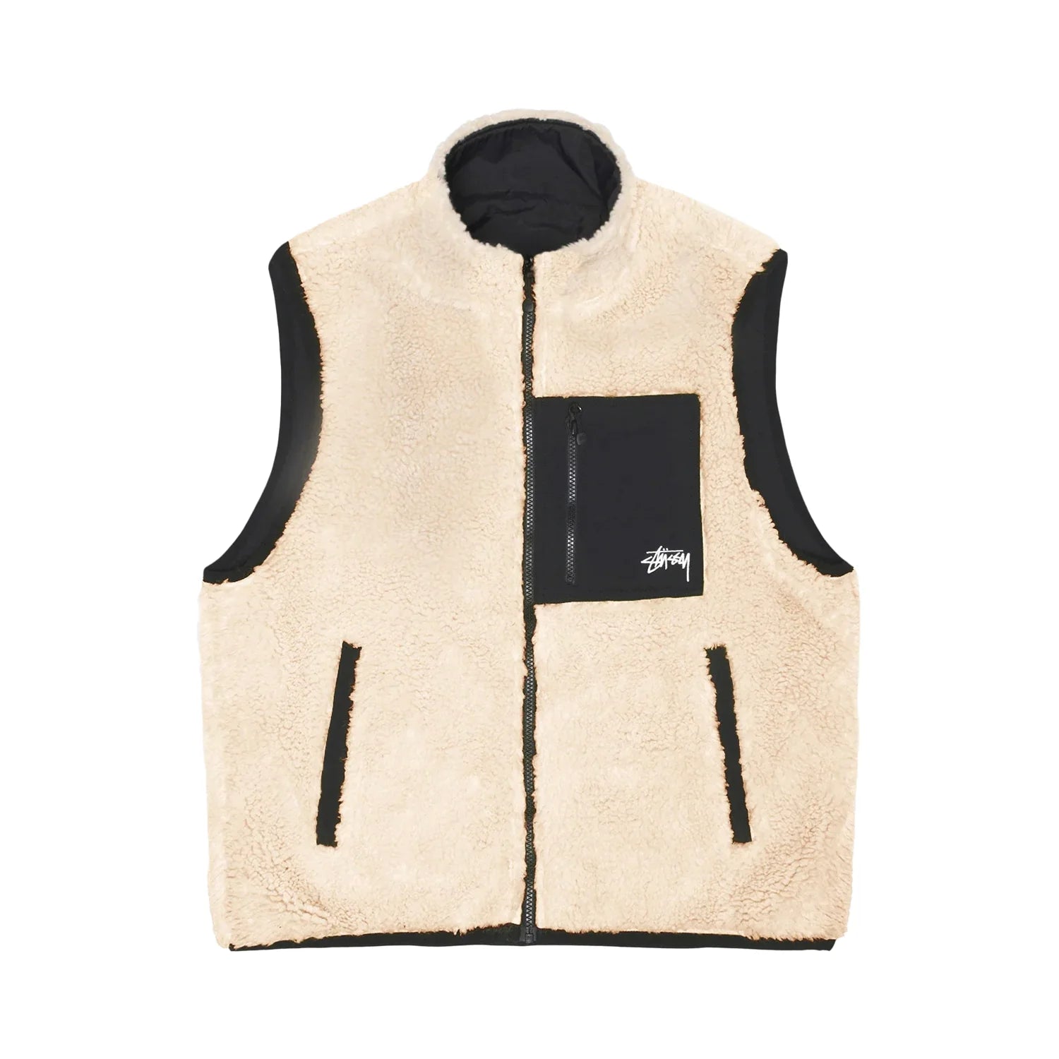 SHERPA REVERSIBLE VEST BEIGE