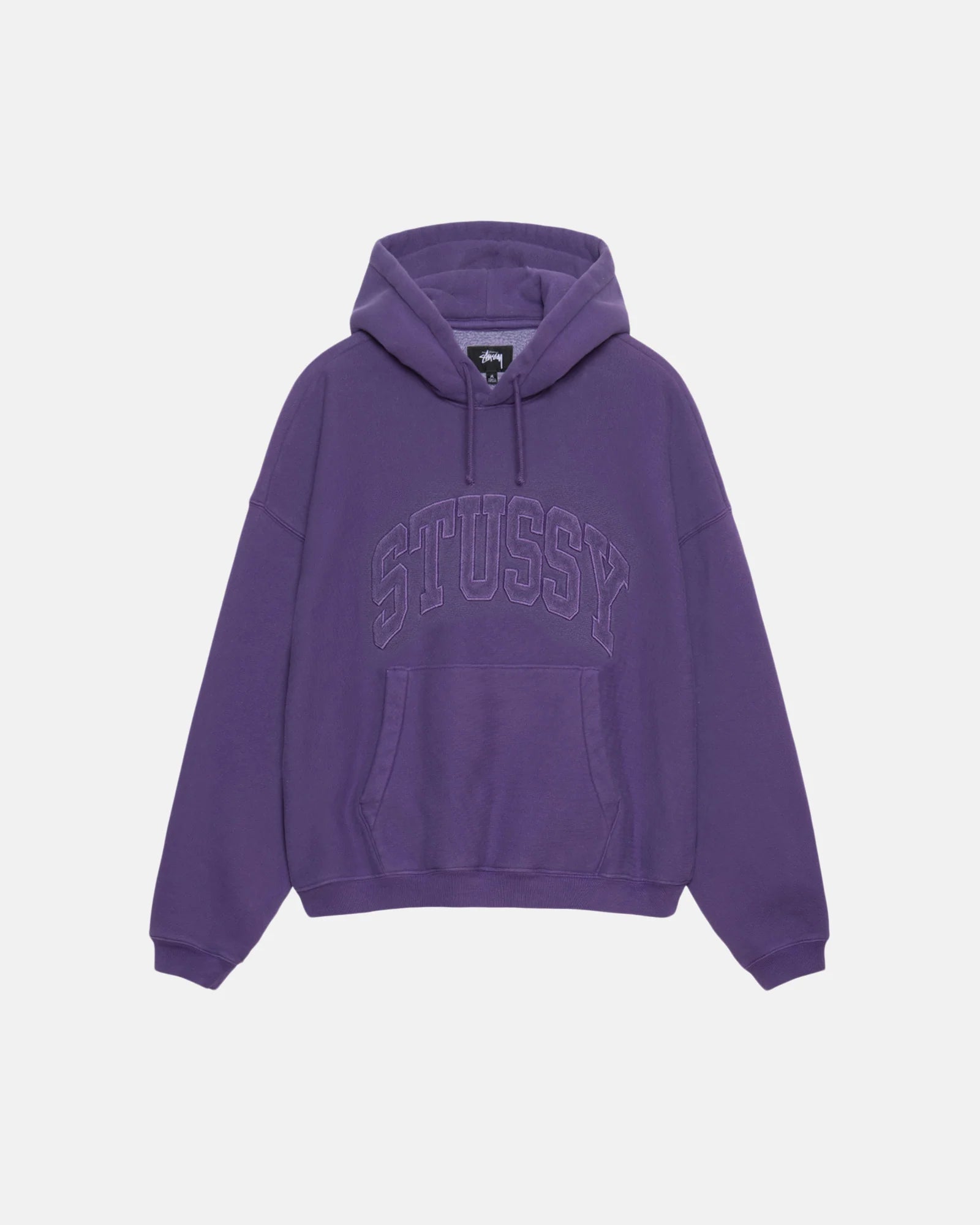 EMBROIDERED RELAXED HOOD PURPLE