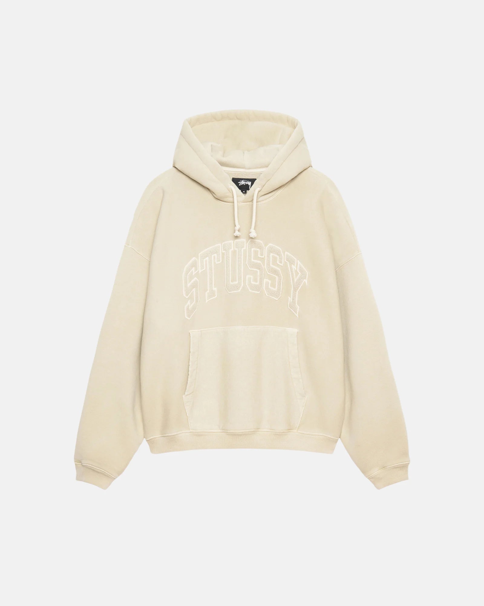 EMBROIDERED RELAXED HOOD SAND