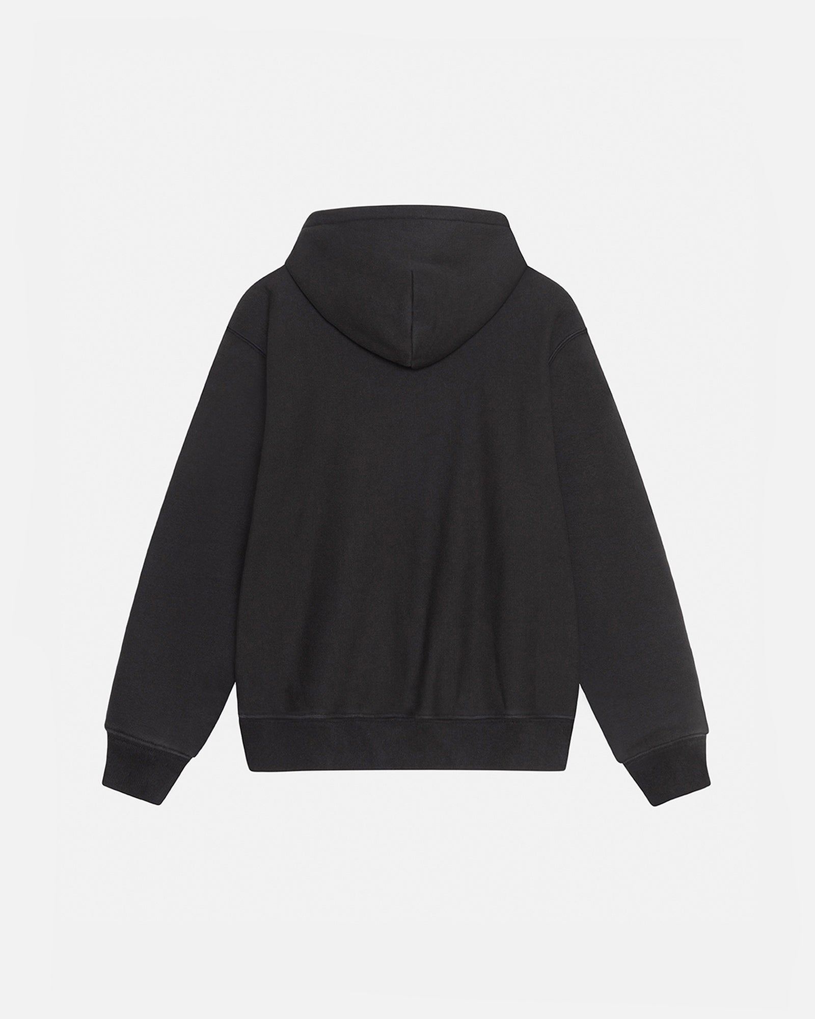 SATIN PATCH OVERSIZED HOOD WASHED BLACK