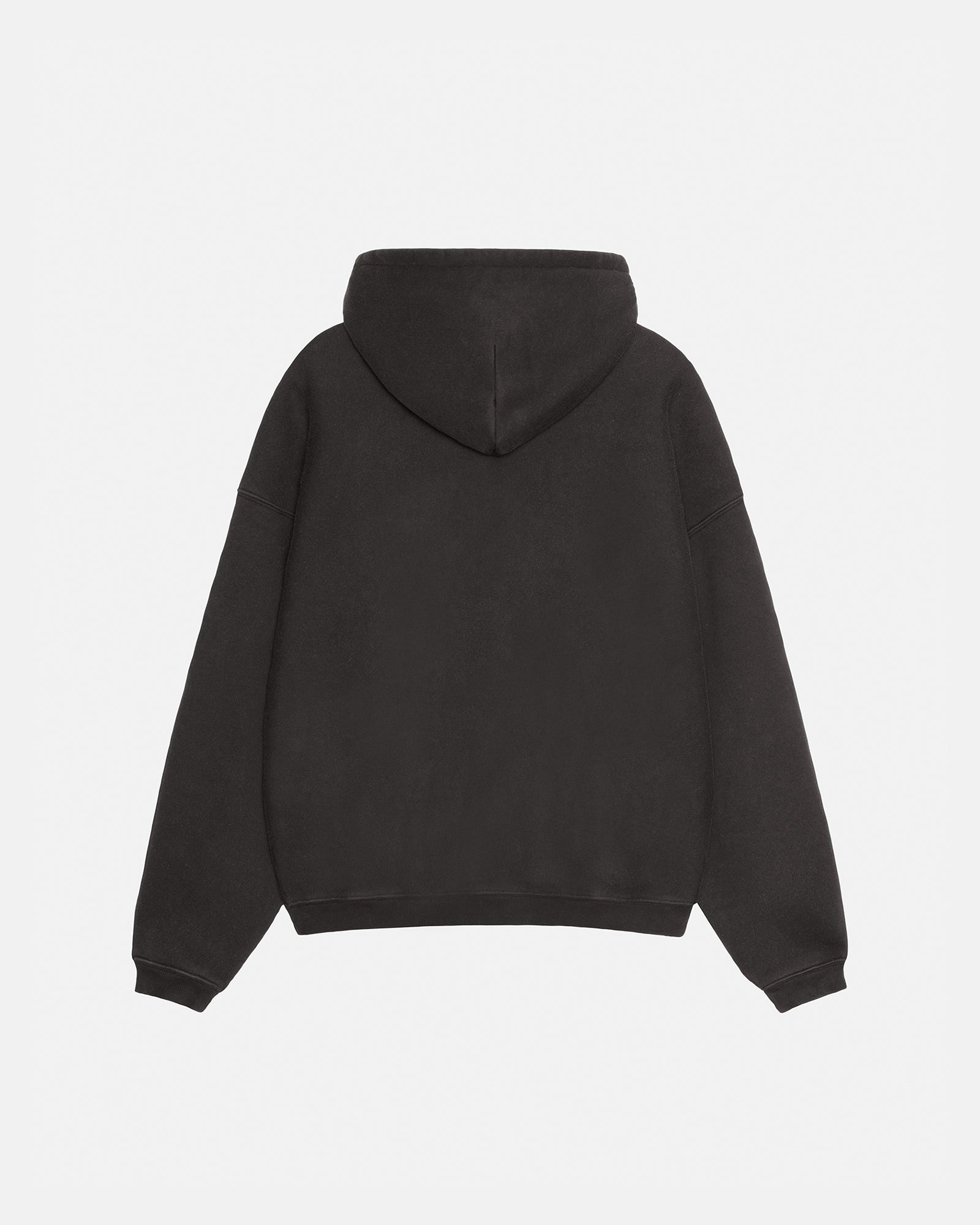 STUSSY 80 RELAXED HOOD WASHED BLACK