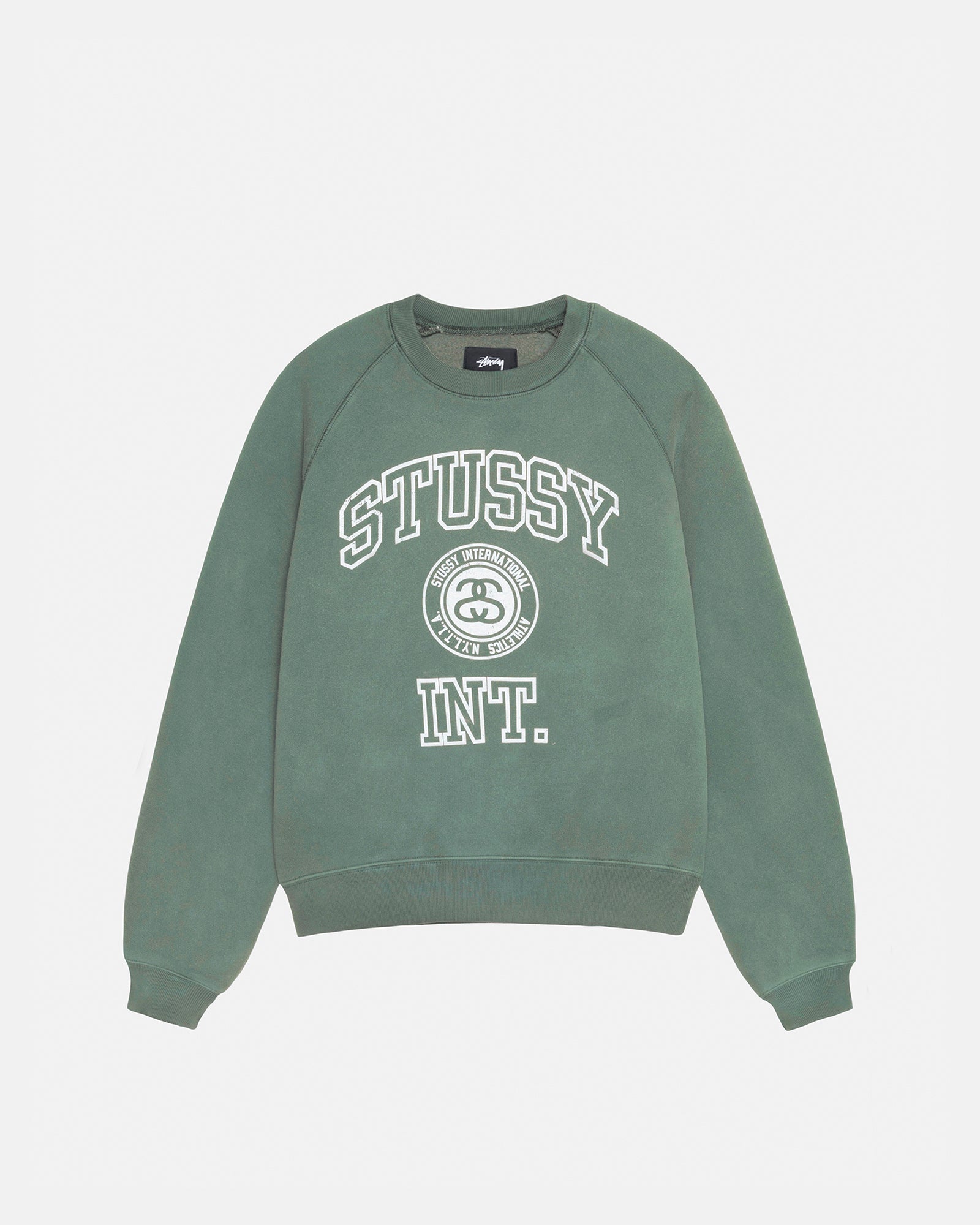 OVERLOCK VARSITY RAGLAN CREW PINE