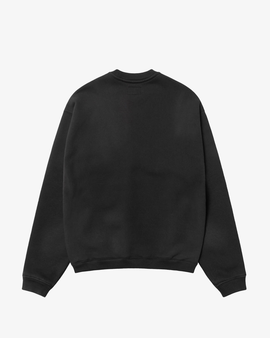 STU APPLIQUE CREW BLACK