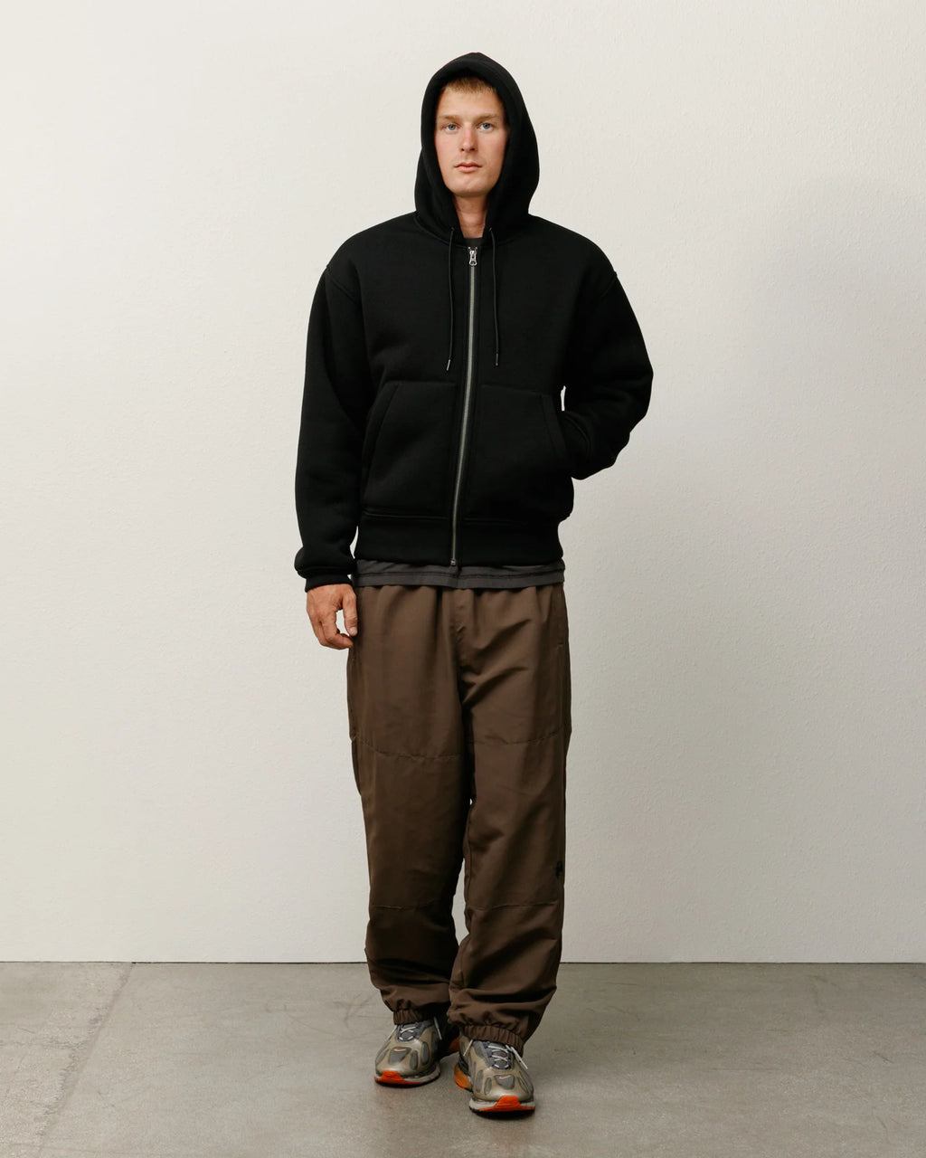 BONDED SHERPA LINED HOOD BLACK