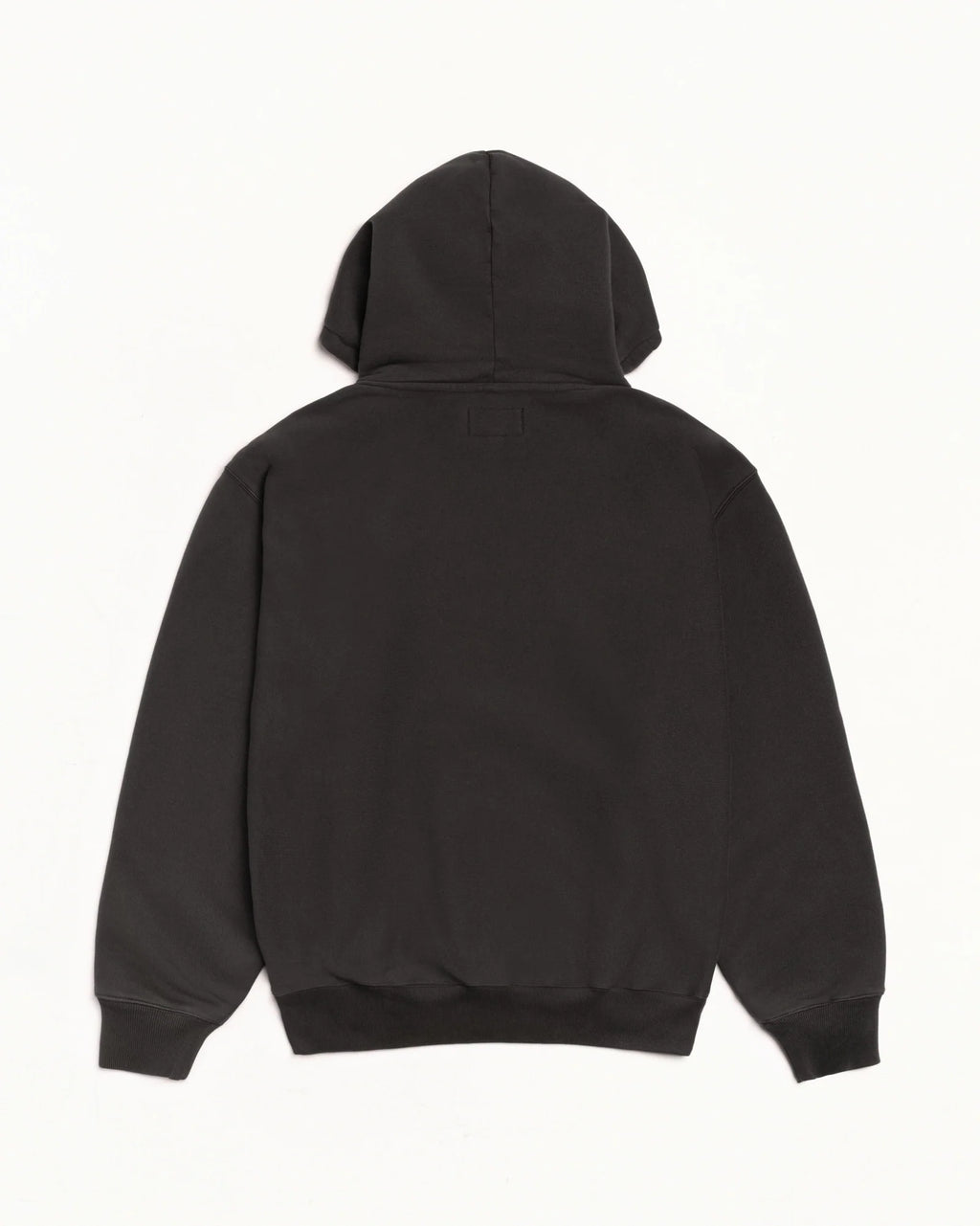 STUSSY APPLIQUE HOOD BLACK